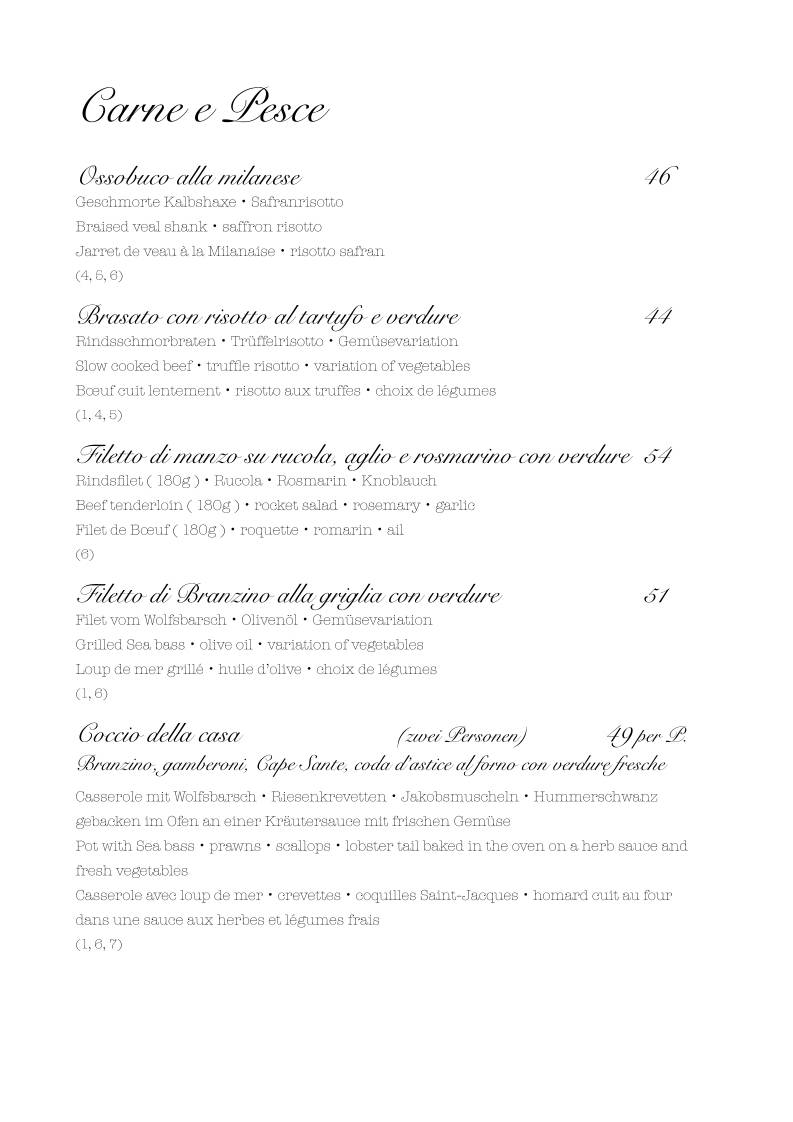 Menu di Don Ciccio Ristorante 