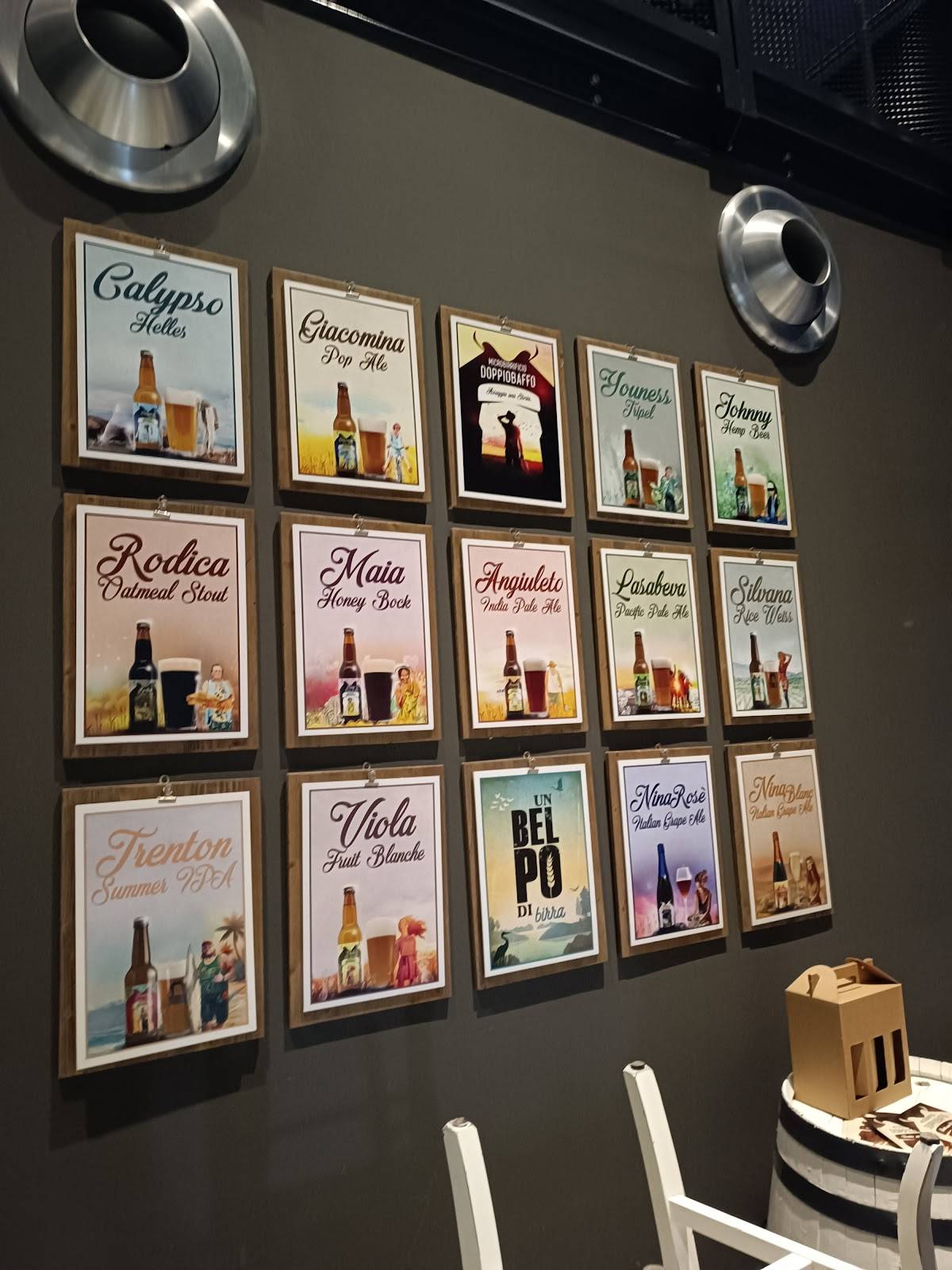 Menu di Doppiobaffo Birreria Chignolo Po - Microbirrificio 