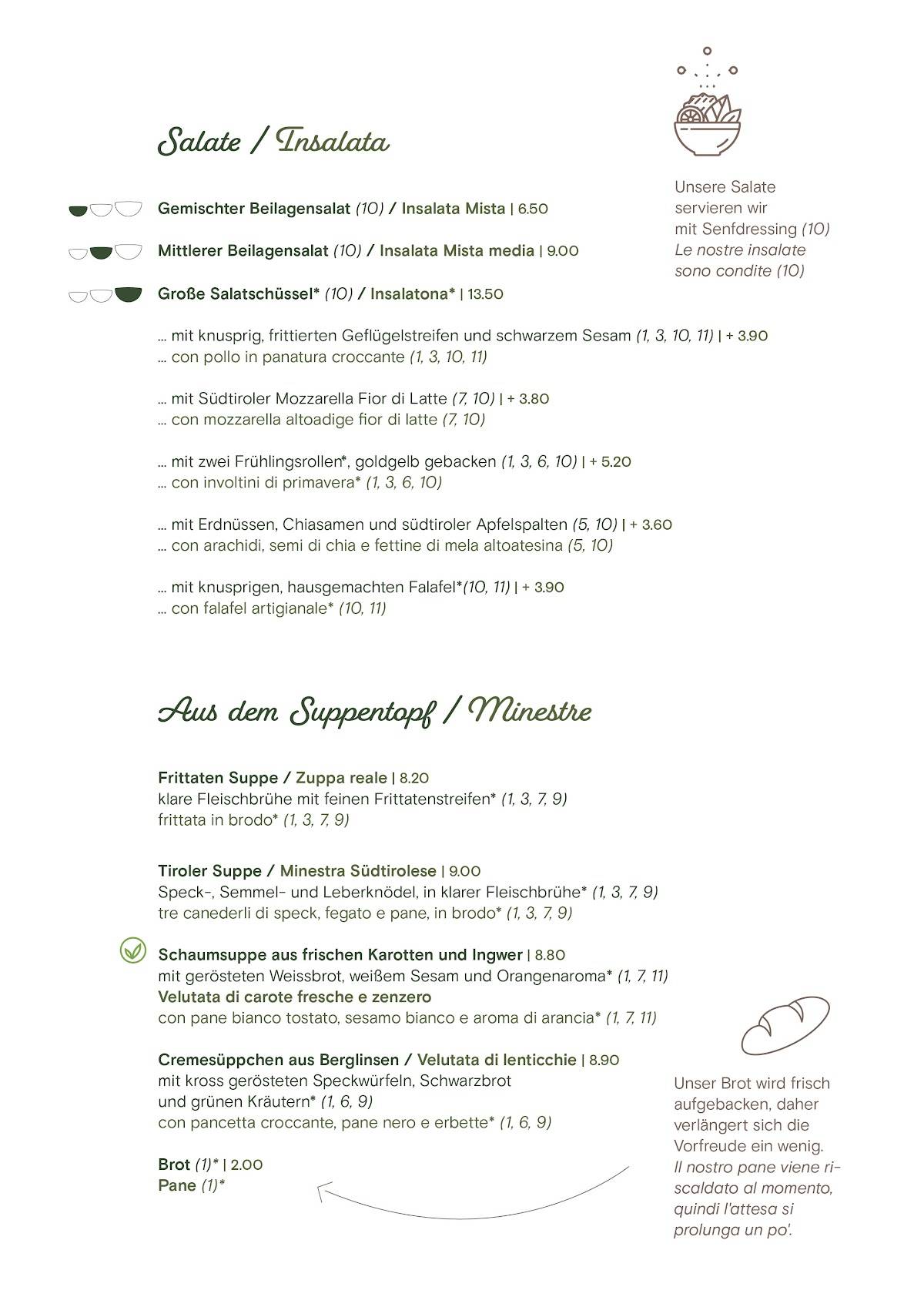 Menu di Dorfgasthaus Linde 