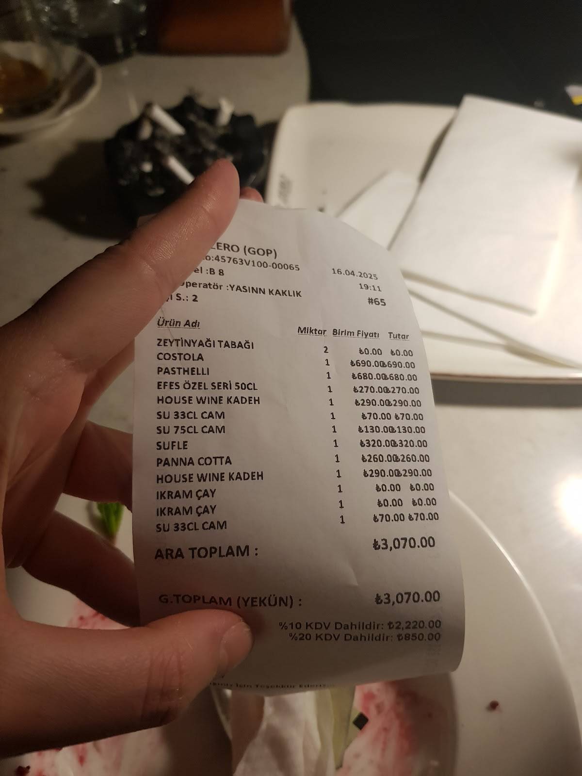 Menu de Double Zero Pizzeria