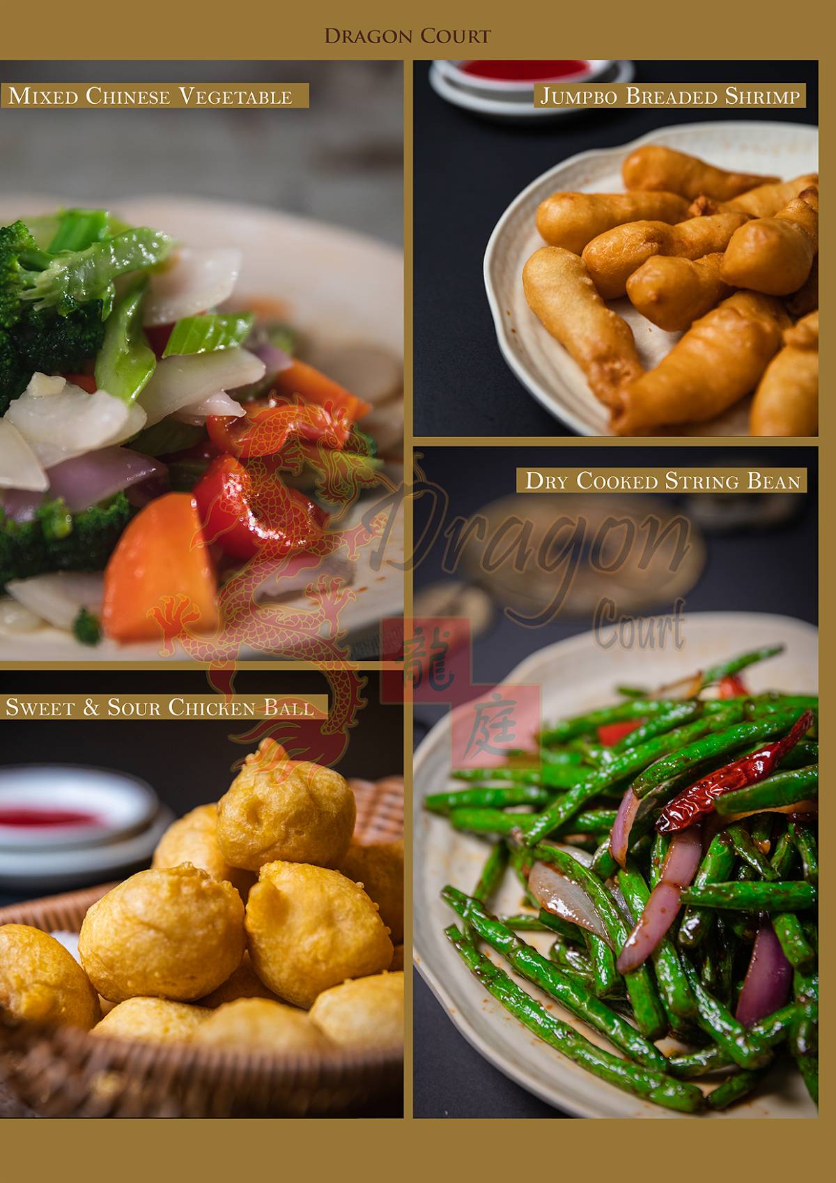 Menu de Dragon Court Restaurant