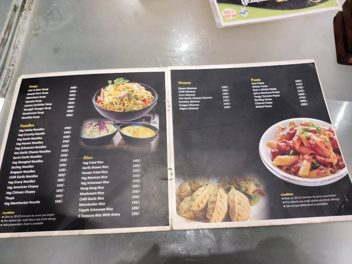 Food Parks menu