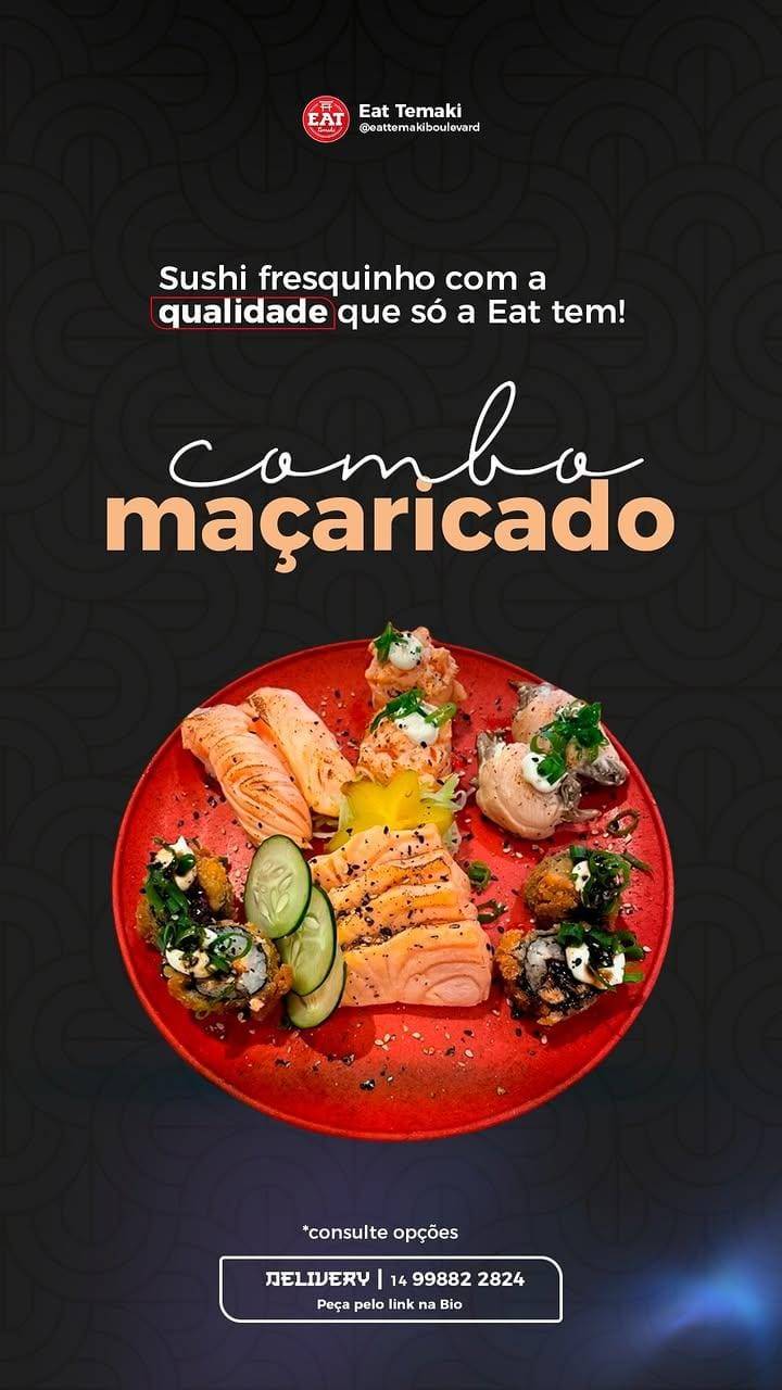 Eat temaki Botucatu cardápio