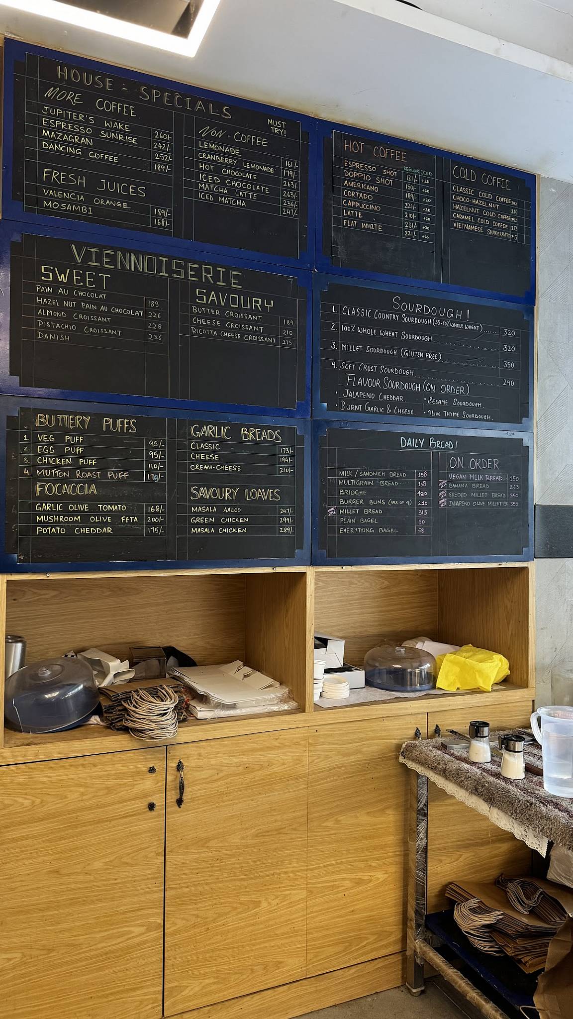 Edith's Baking menu