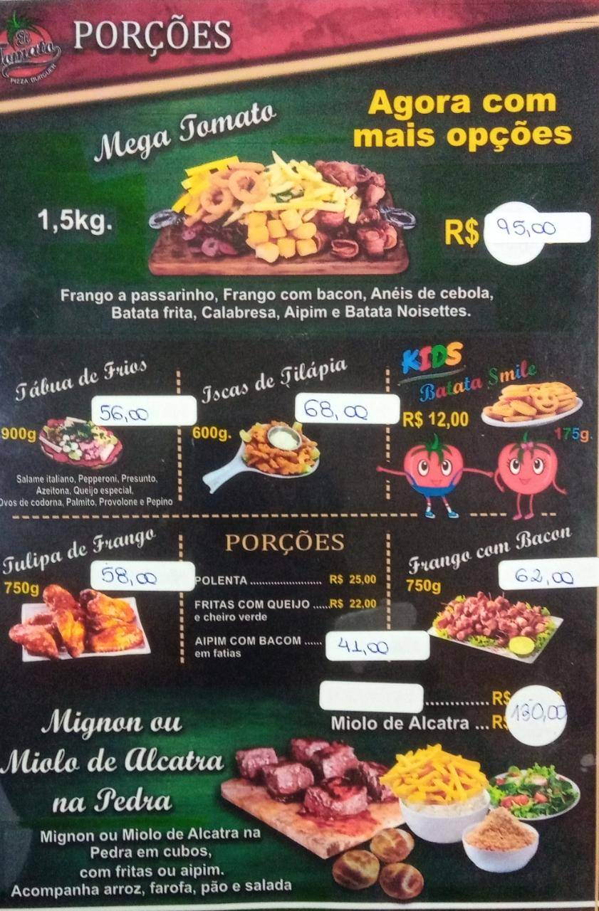 El Tomato Pizzaria cardápio