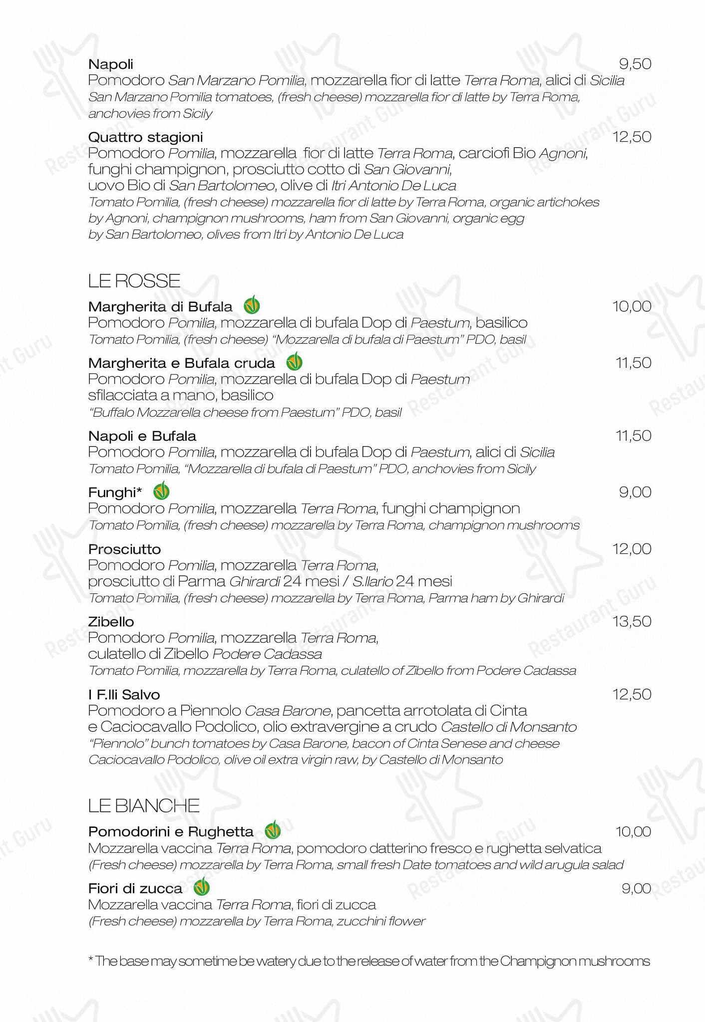Drink menu per Emma in Roma