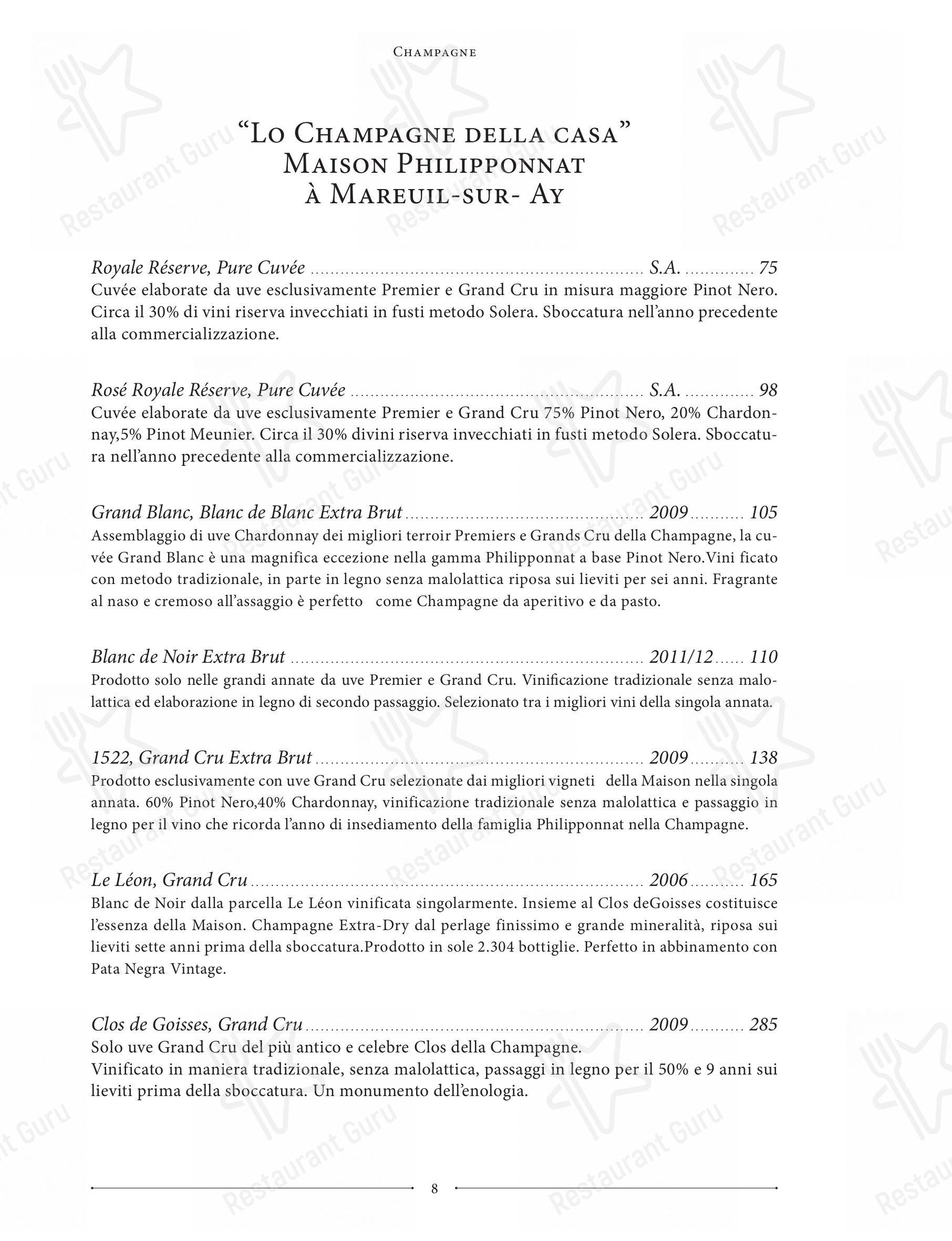 Ночное меню per Emma pizzeria