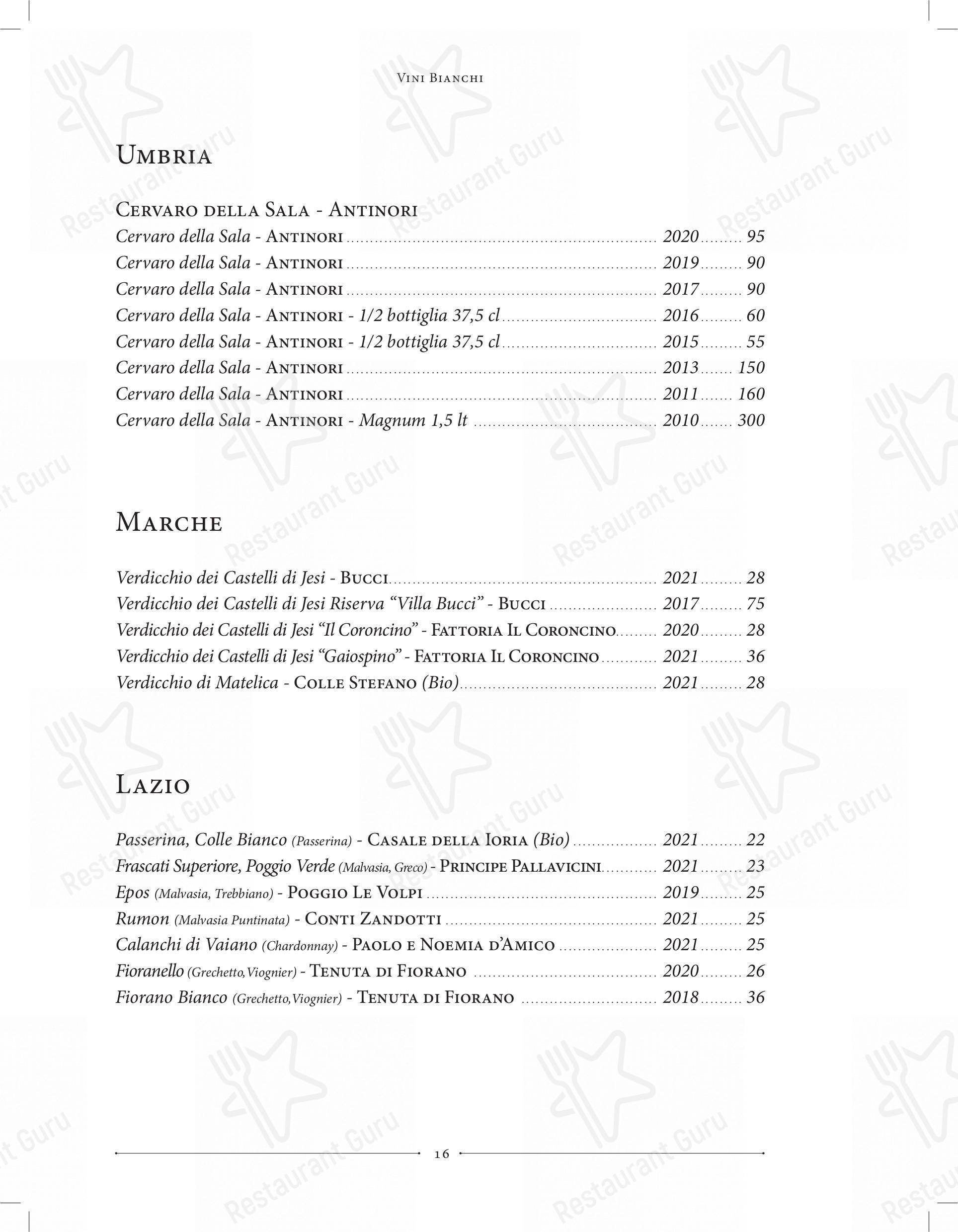 Коктейльная карта per Emma pizzeria