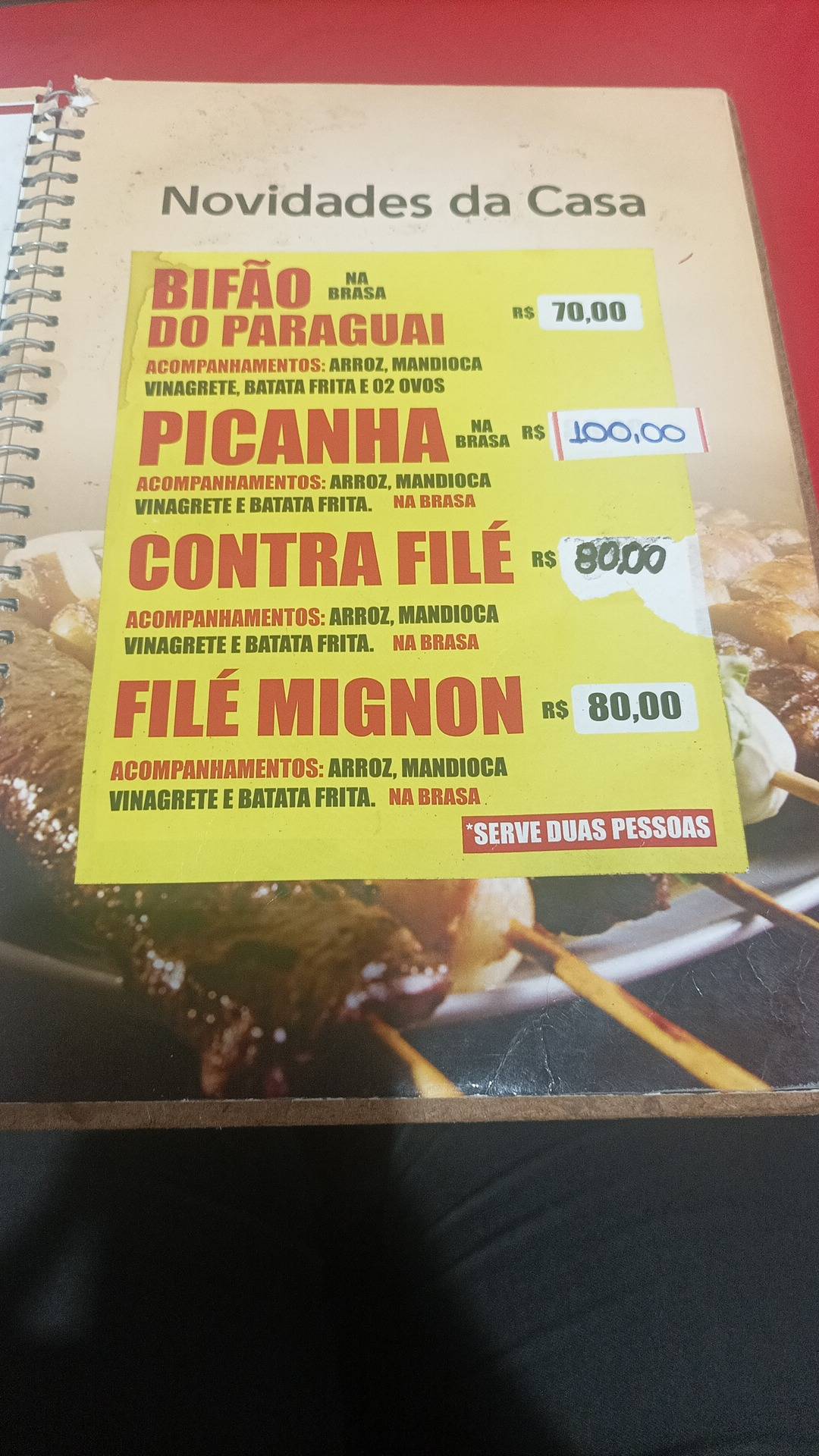 Espetinho Do Paraguai cardápio
