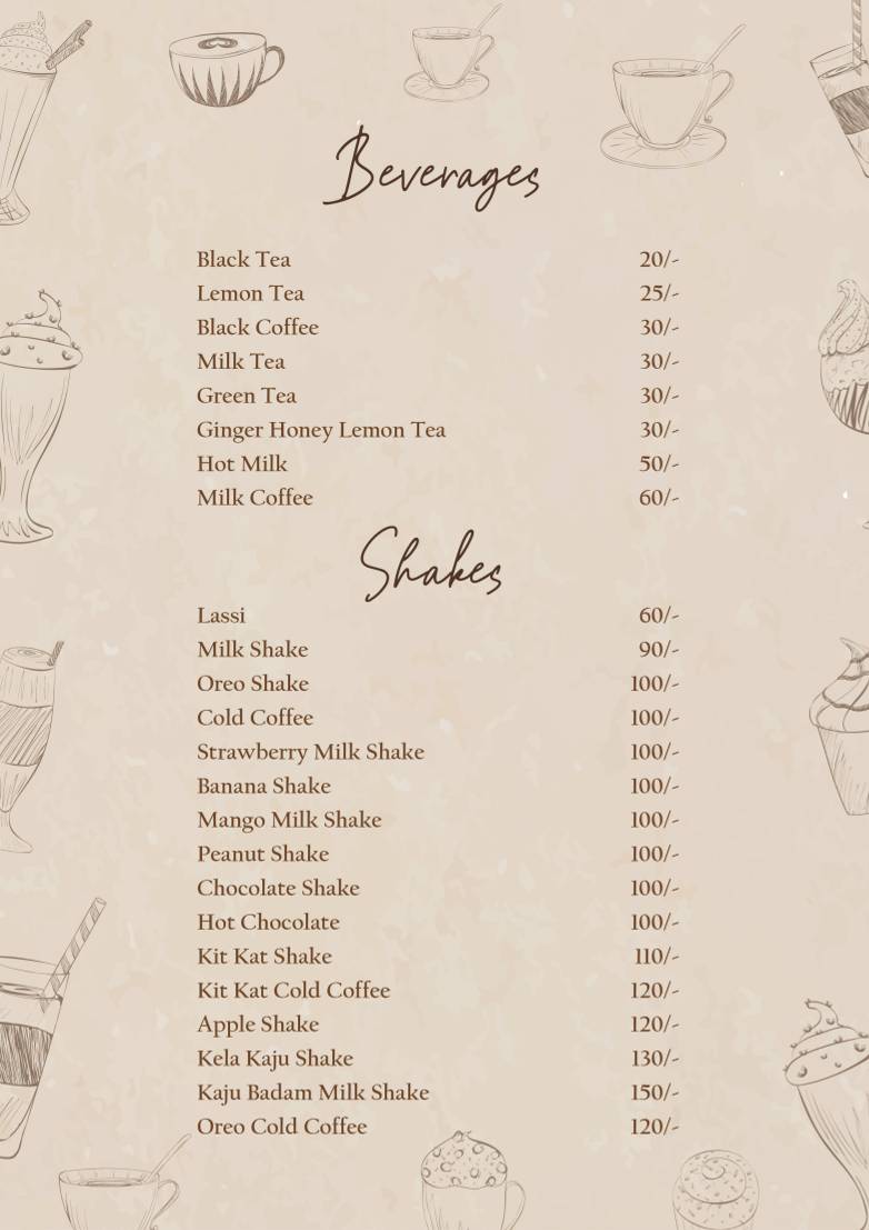 FOOD HUB PELLING menu