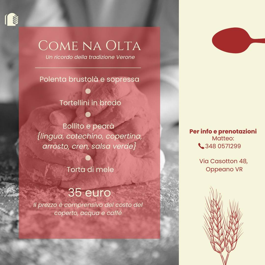 Menu di Agriturismo Al Portego 