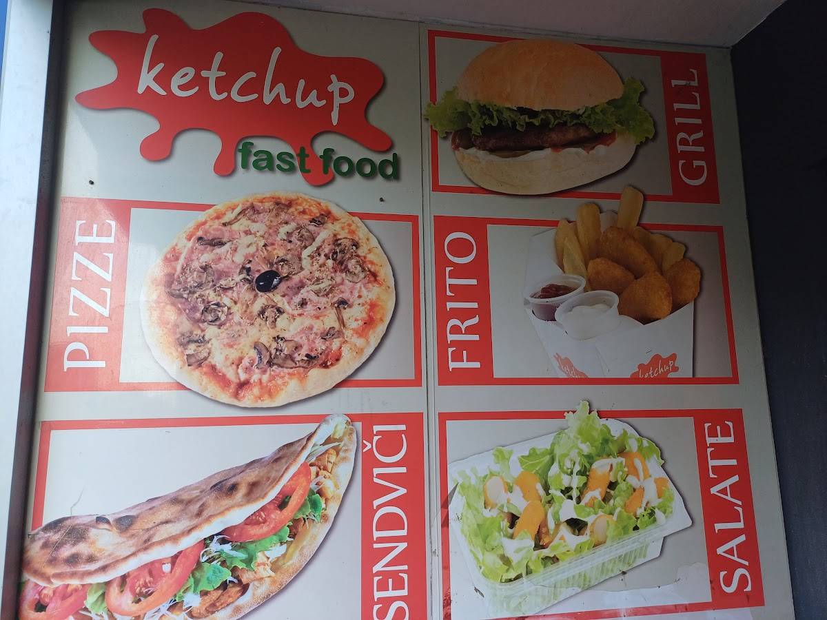 Menu di Fast Food Ketchup 