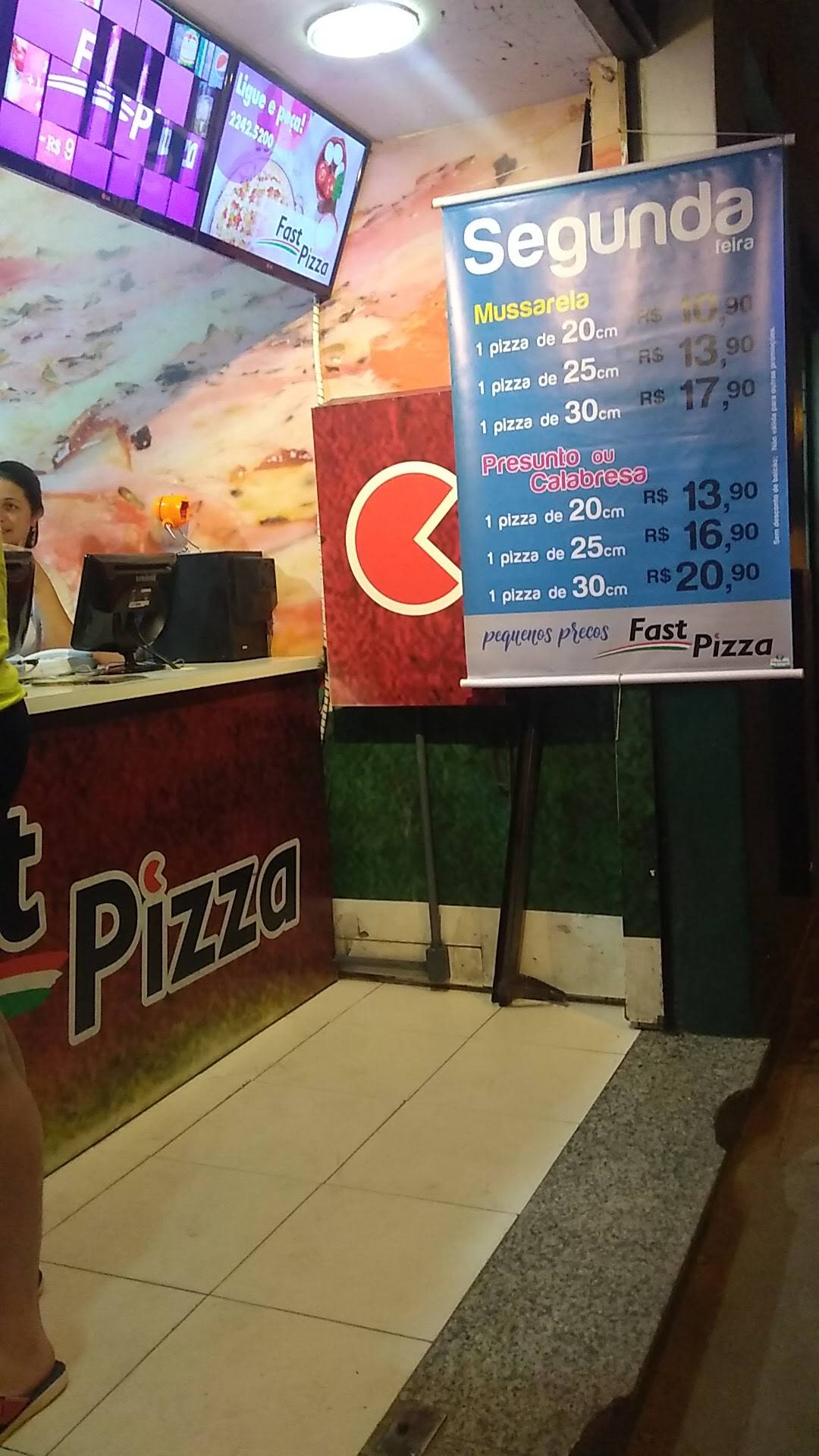 Fast Pizza cardápio