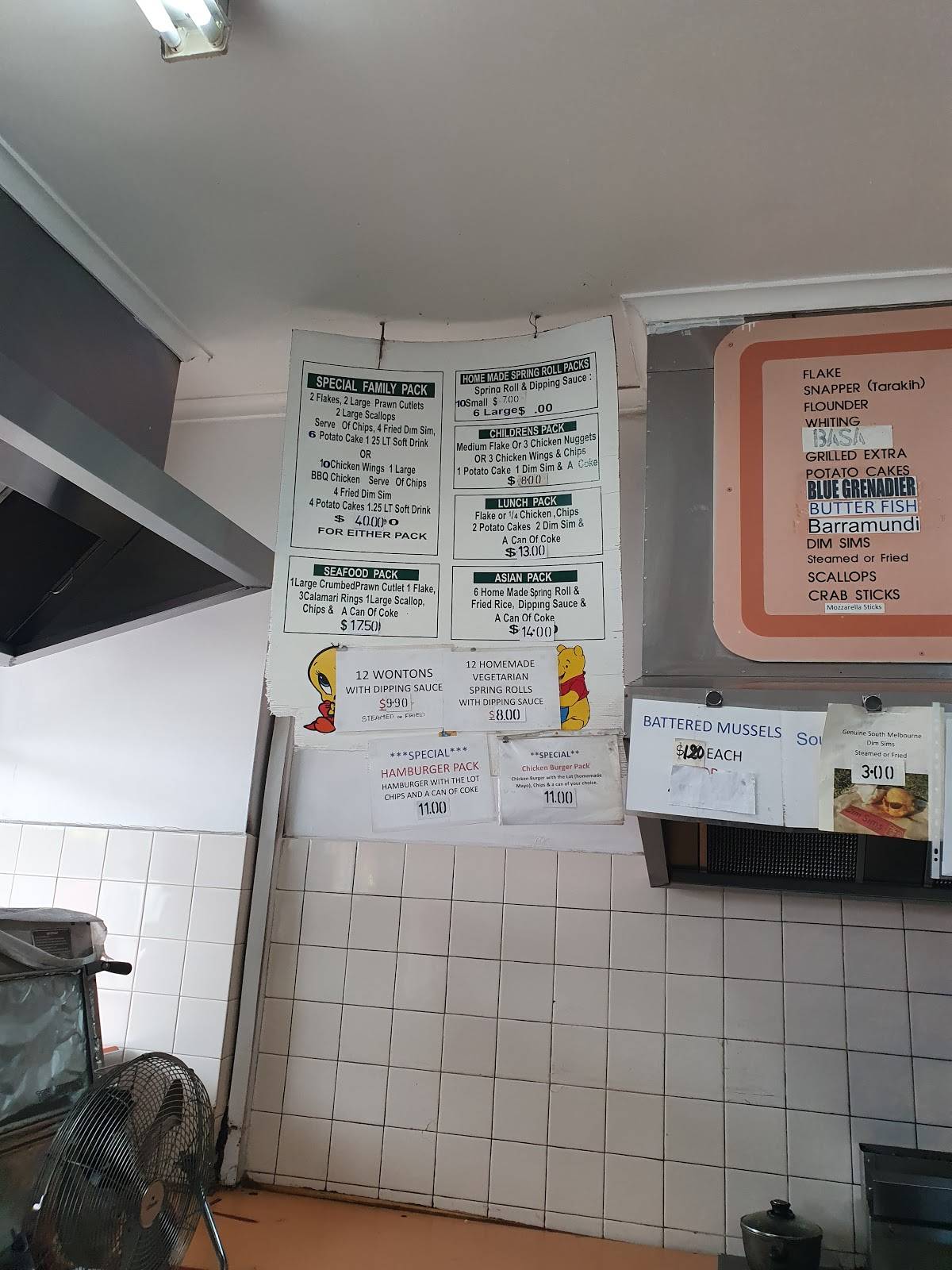 Menu at Glengala Hot Food TakeAway fast food, Sunshine West