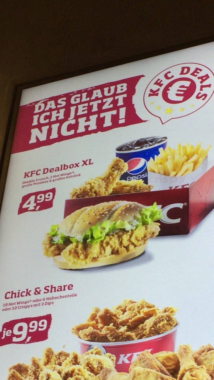 Menu de KFC Forbach