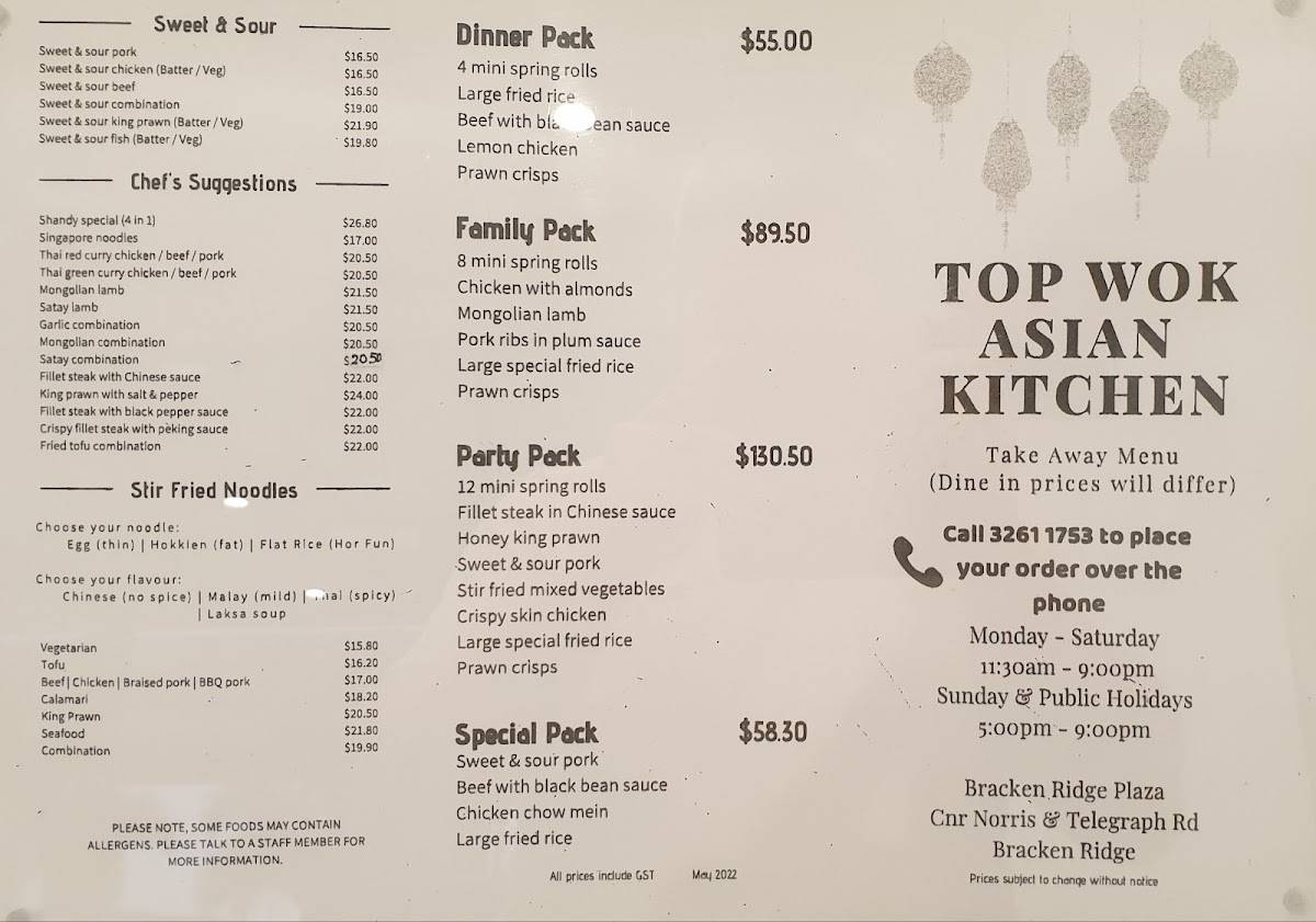 Top Wok Asian Kitchen