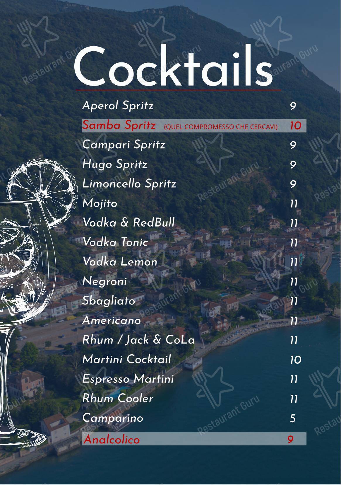 Menu di Fiammetta Beach Club - Menu