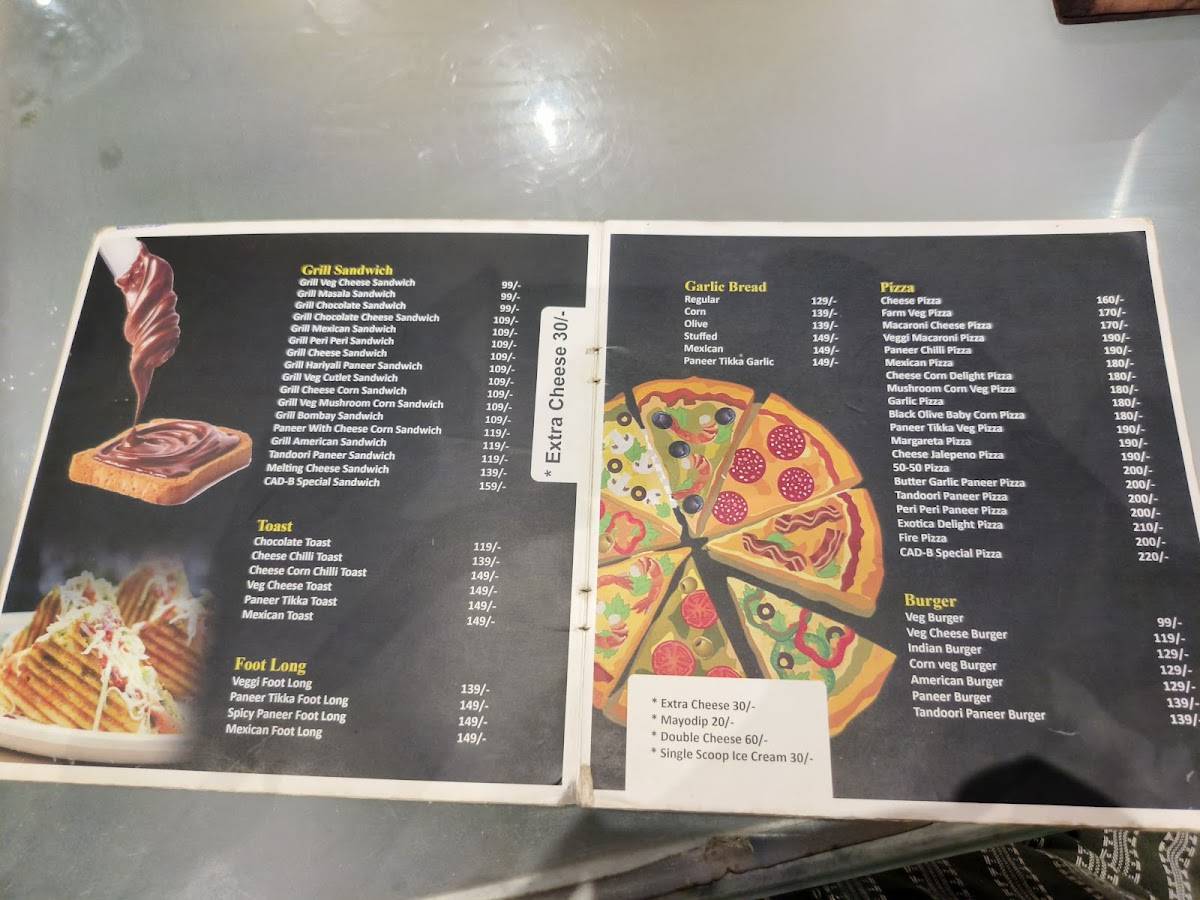 Food Parks menu