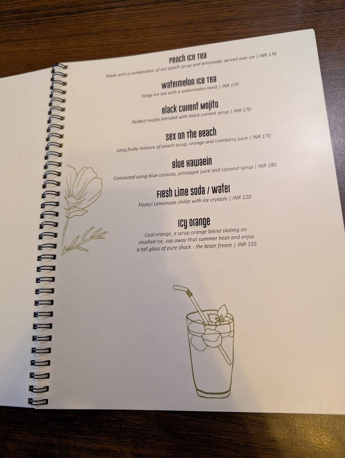 Forest Deck menu