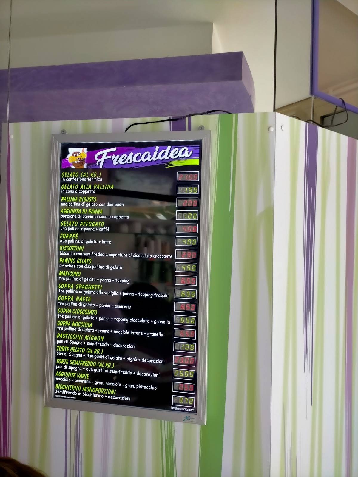 Menu di Frescaidea di Di Bert Giulia 