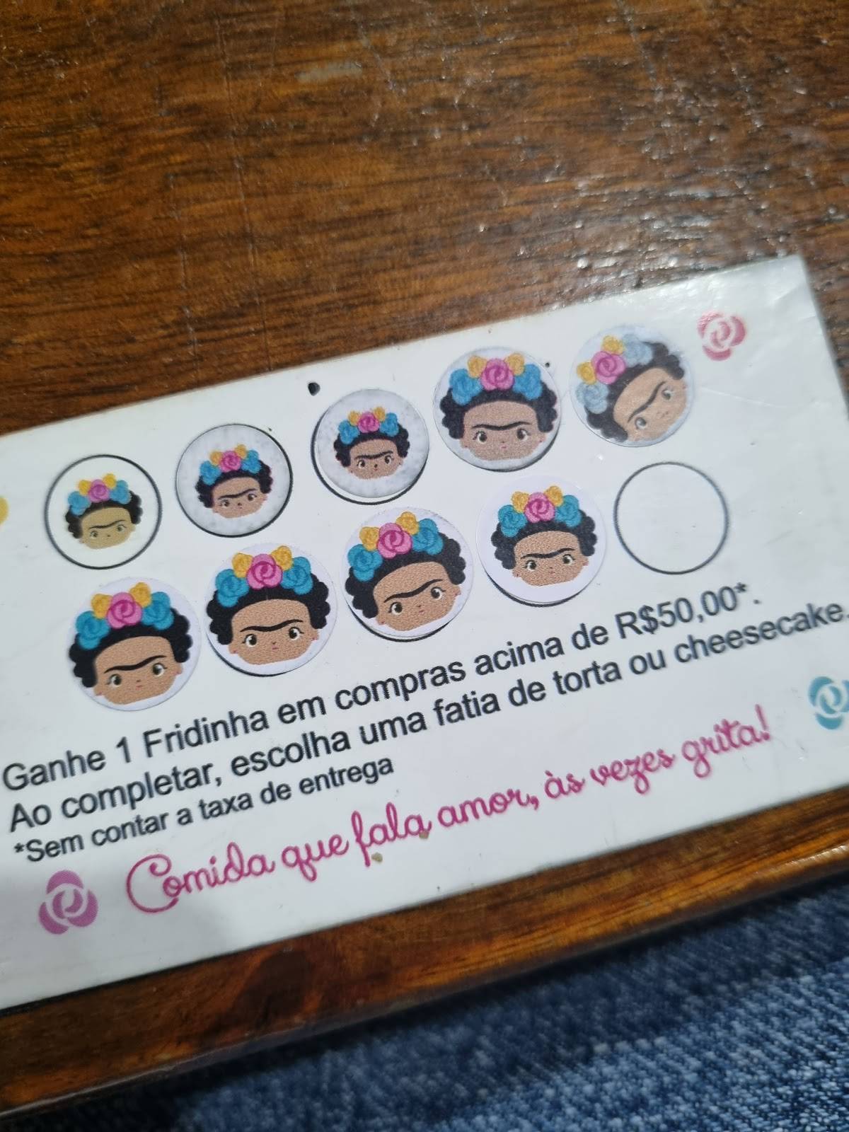Frida Gastrô cardápio