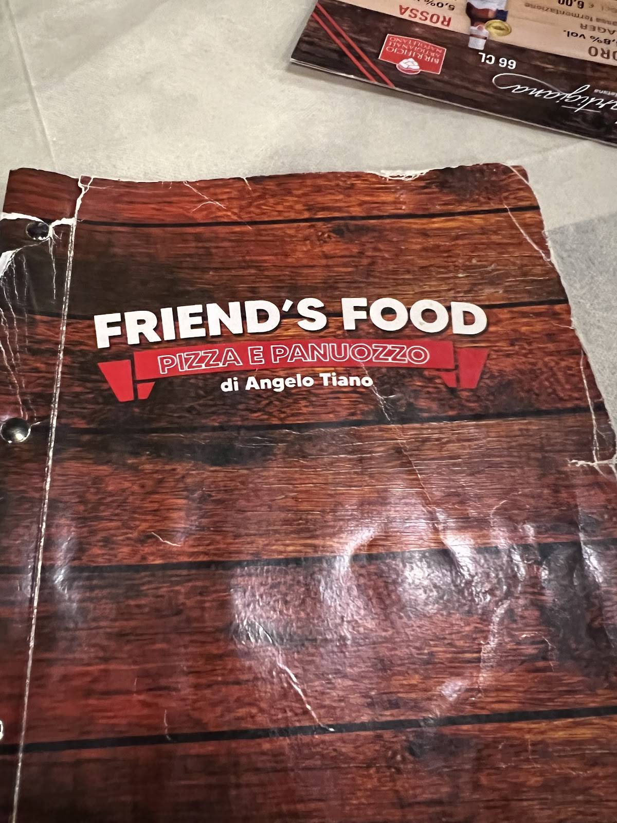 Menu di Friends Food di Angelo Tiano 
