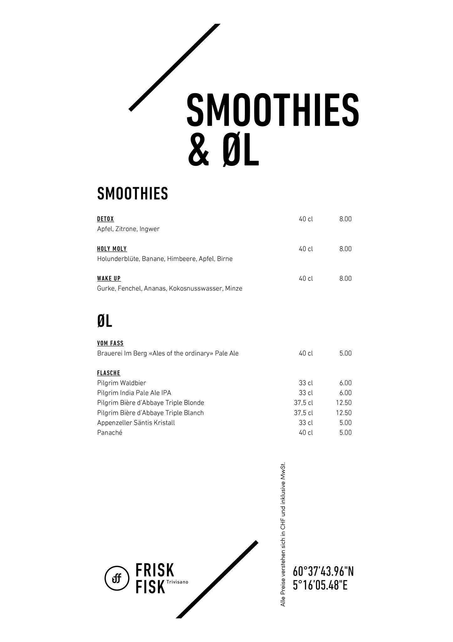 Menu di Frisk Fisk 