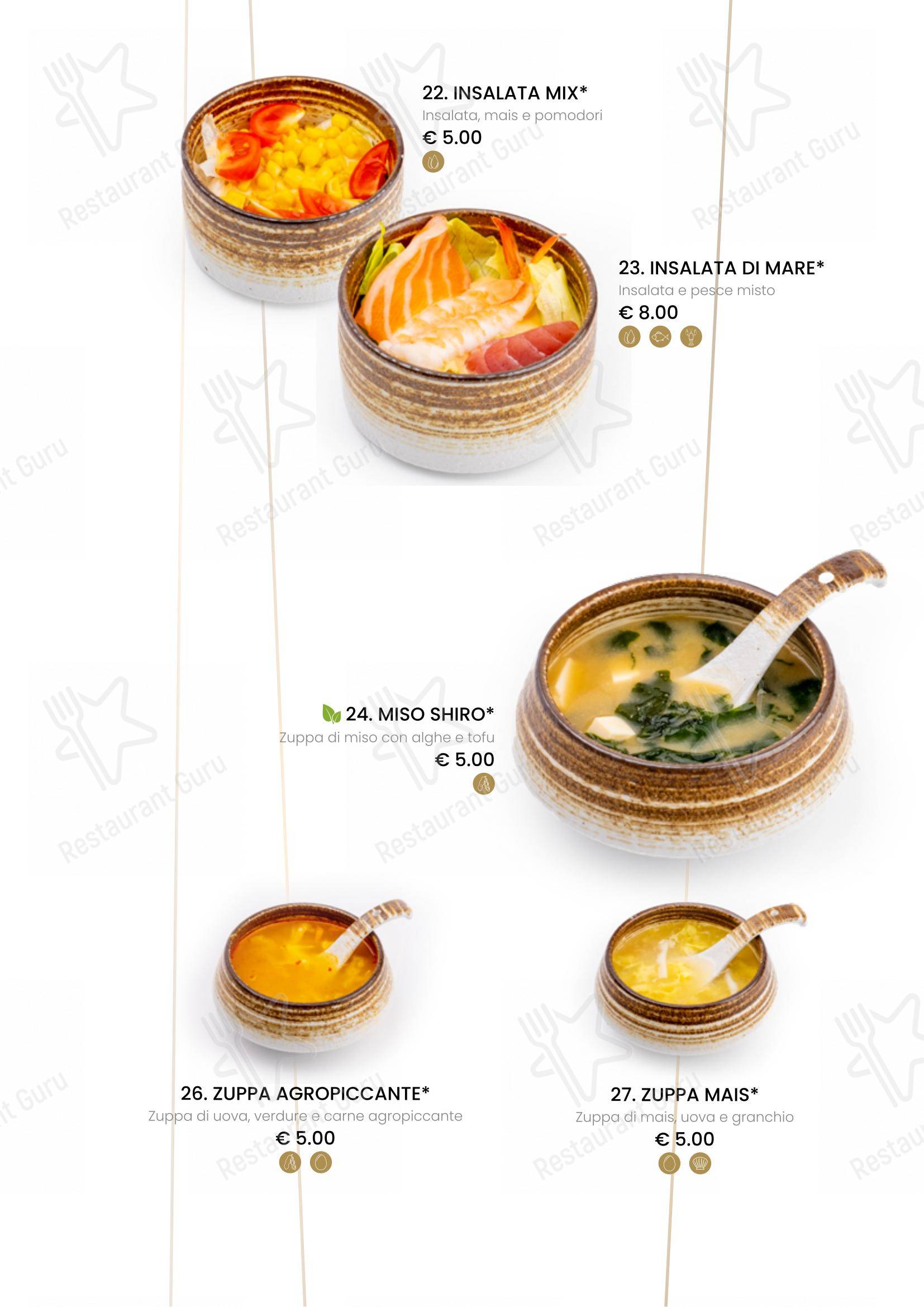 Menu di Ristorante Fuji Sushi - Основное меню