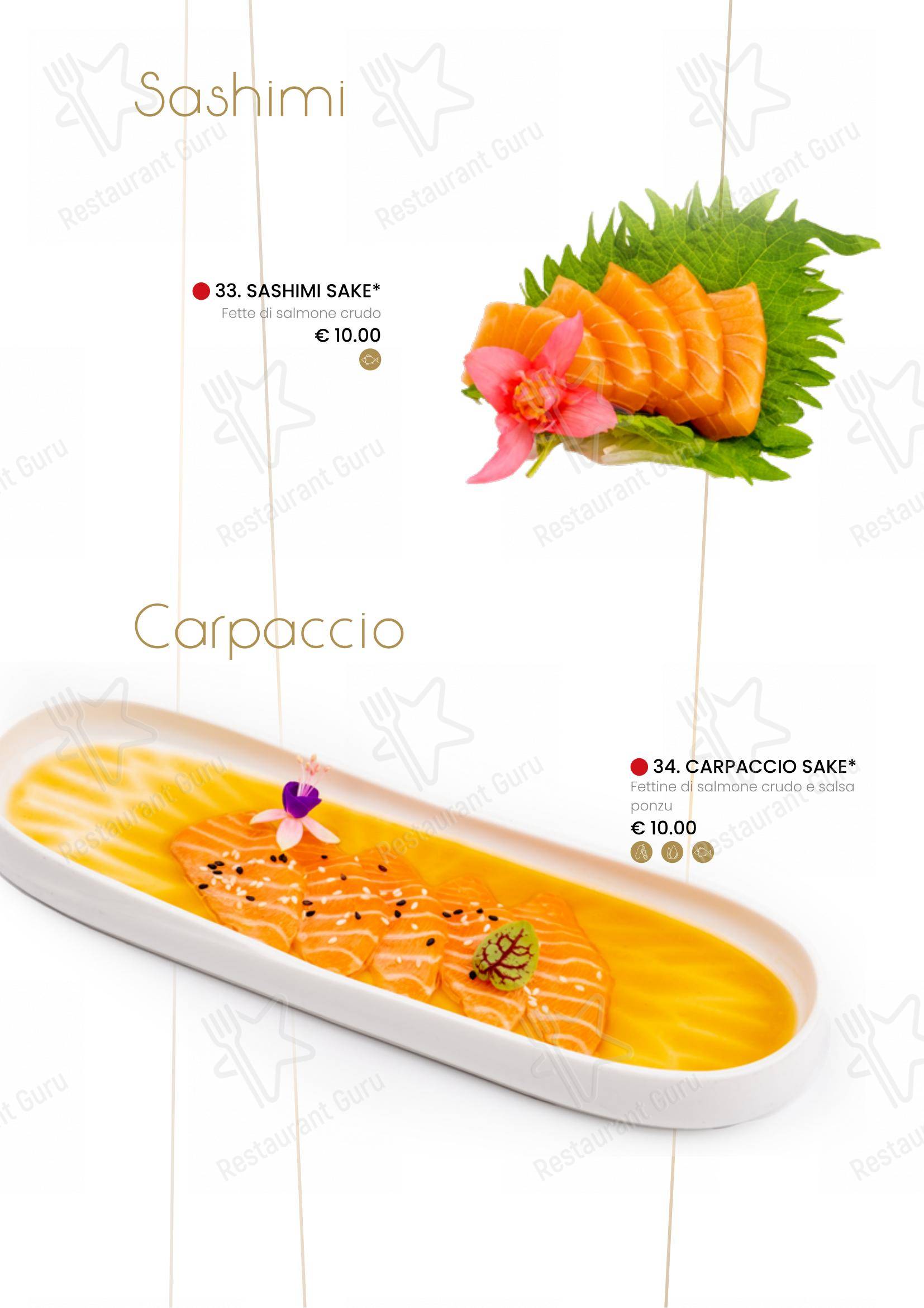 Основное меню per Ristorante Fuji Sushi in Vercelli