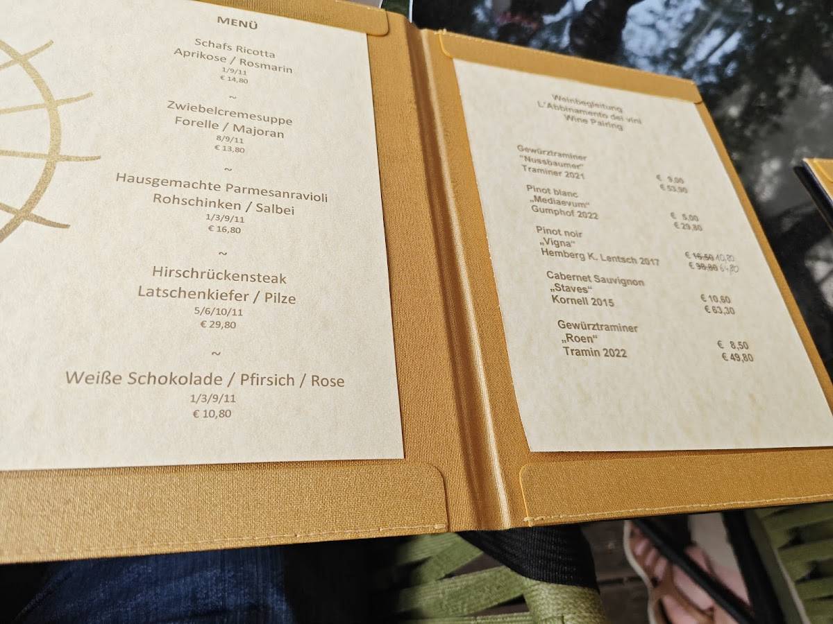 Menu di Furschermühle/Mulino Furscher 