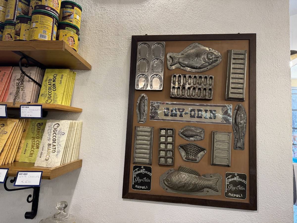 Menu di Gay-Odin via Benedetto Croce fabbrica di cioccolato 1894 