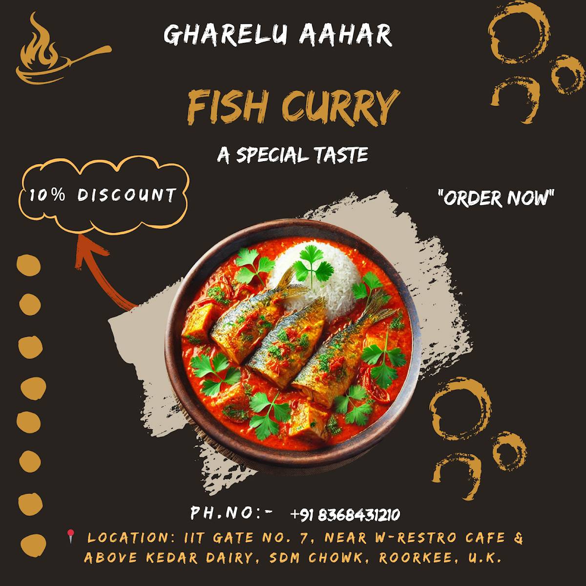 Gharelu Aahar menu