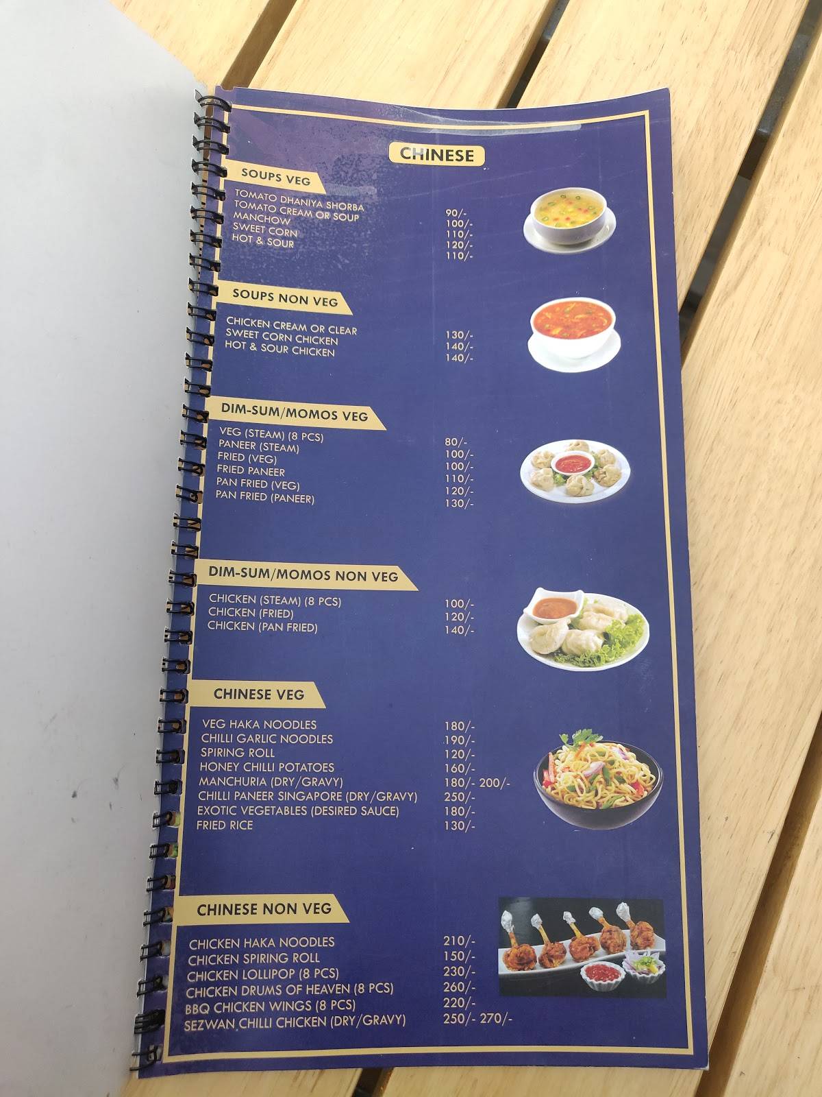 Biryani Blues menu