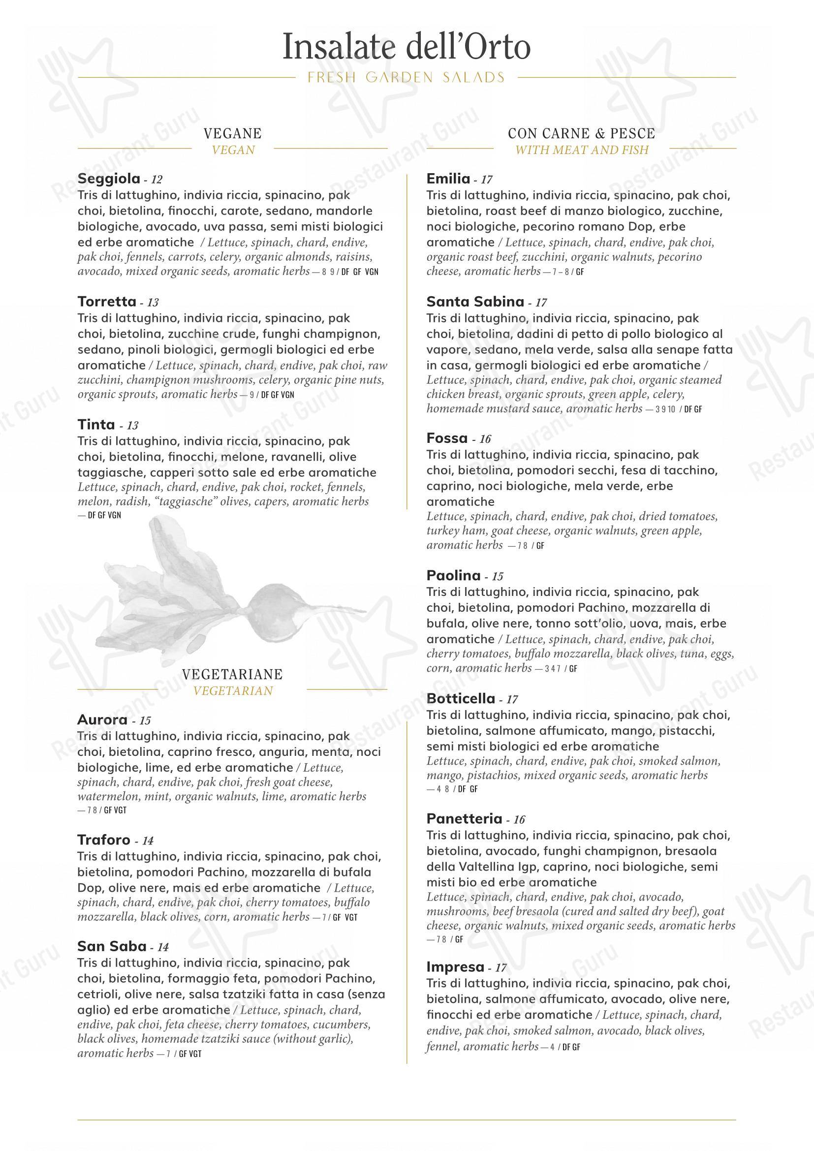 Menu di Ginger - Spagna - 菜单