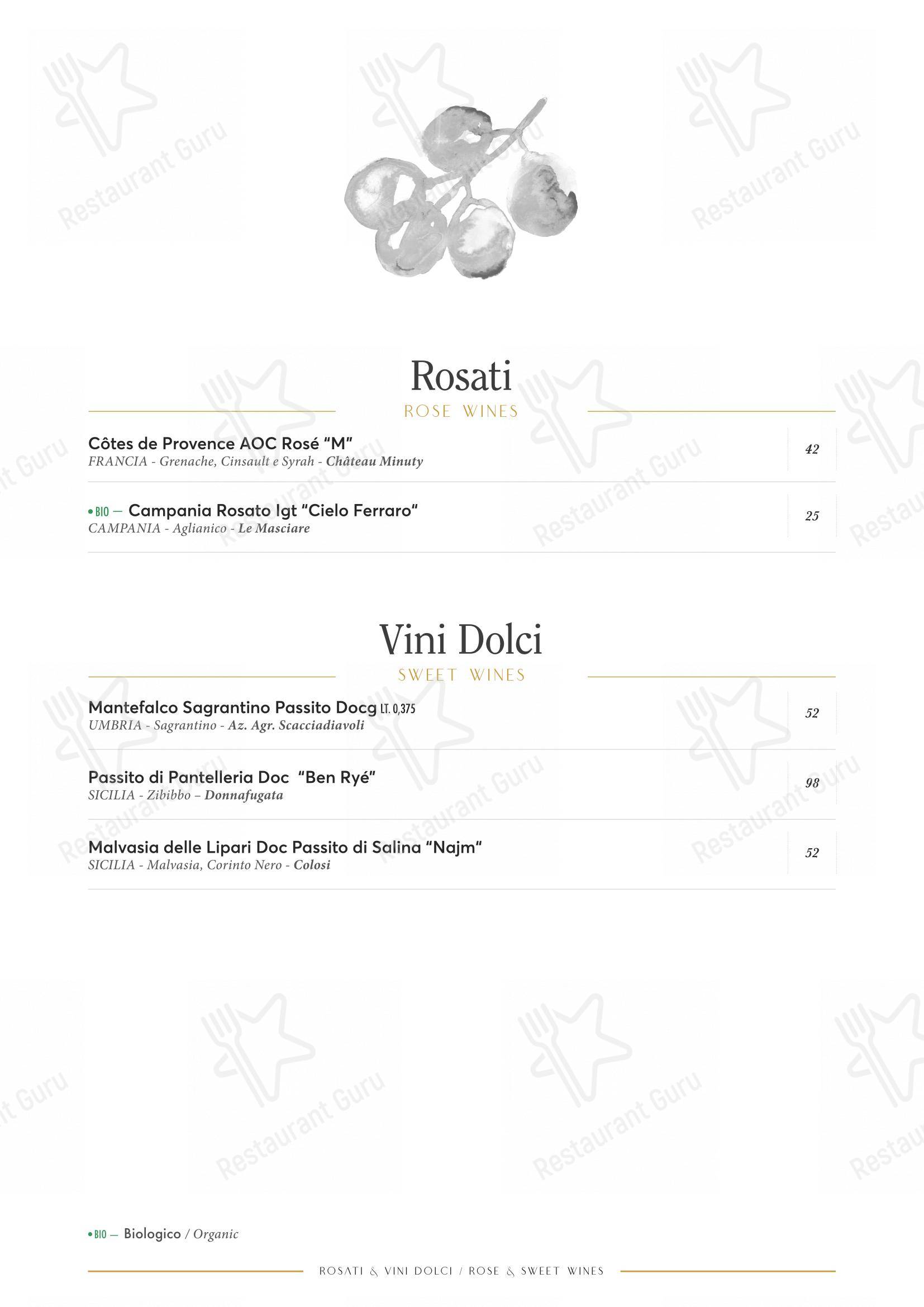 Крафт меню per Ginger - Spagna pub & bar