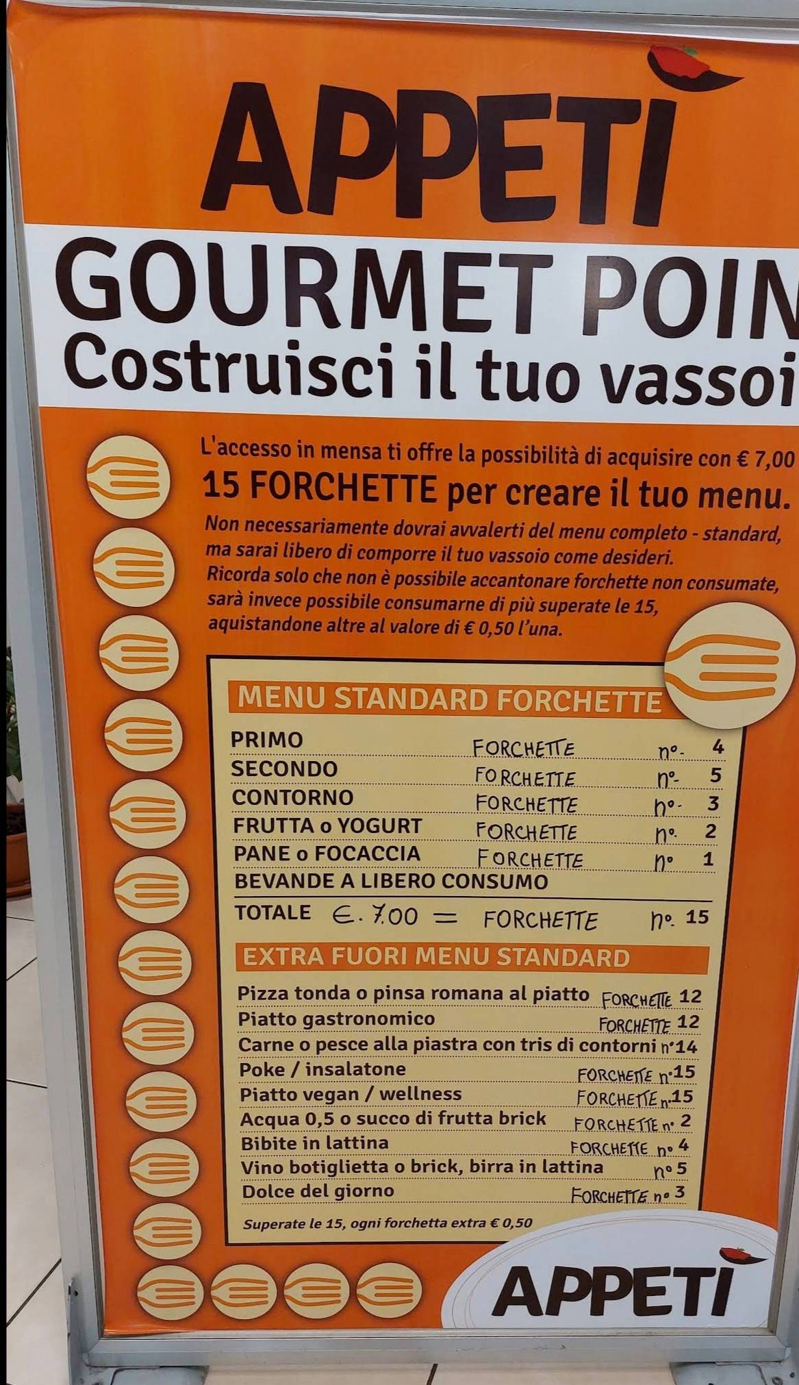 Menu di Gioja Ristoservizi 