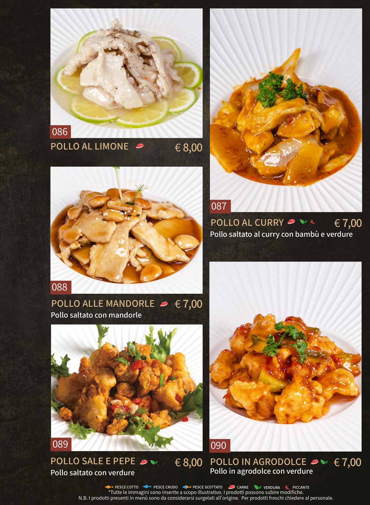 Menu di Gohan Trapani - Ristorante Giapponese 
