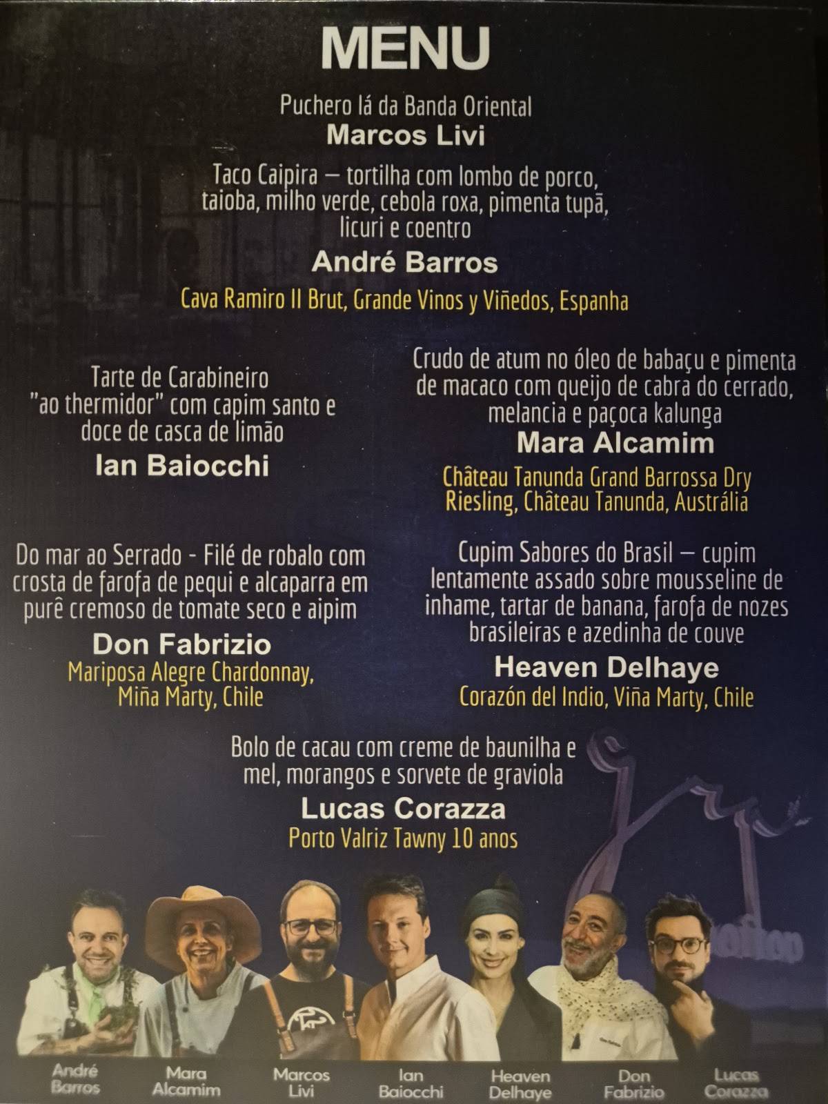 Grá Bistrô cardápio