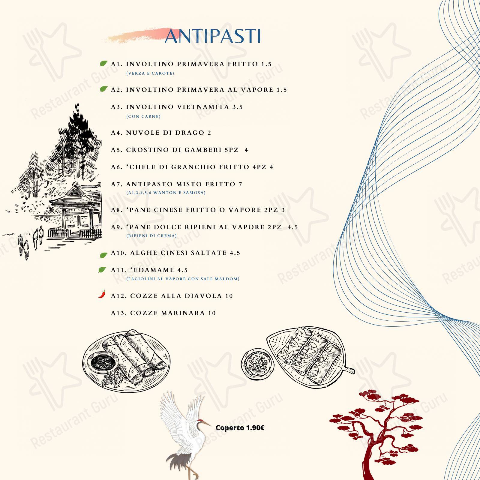 Menu di Grande Bambù 2 - Menu