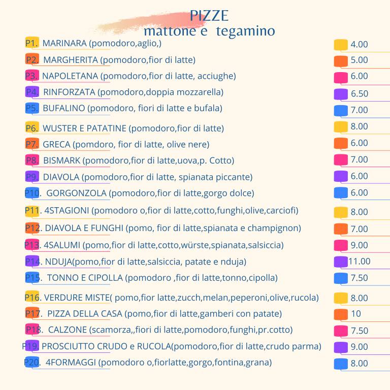 Menu di Grande Bambù 2 