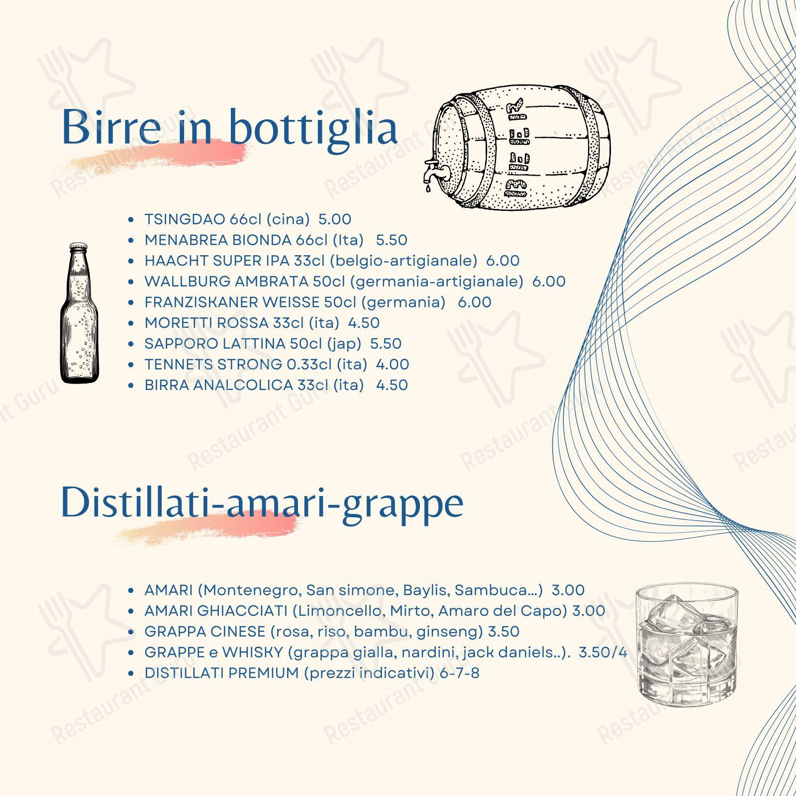 Menu per Grande Bambù 2 in Pianezza