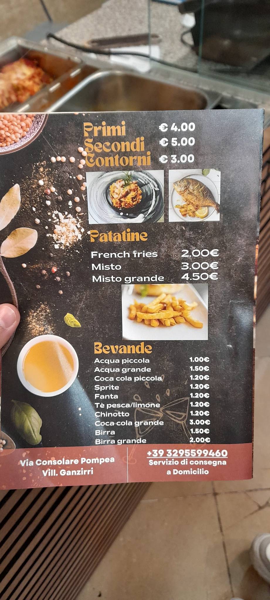 Menu di Grill House KEBABERIA ,GASTRONOMIA ,FOCACCERIA ,ROSTICCERIA ,PIZZERIA,PANIFICIO 