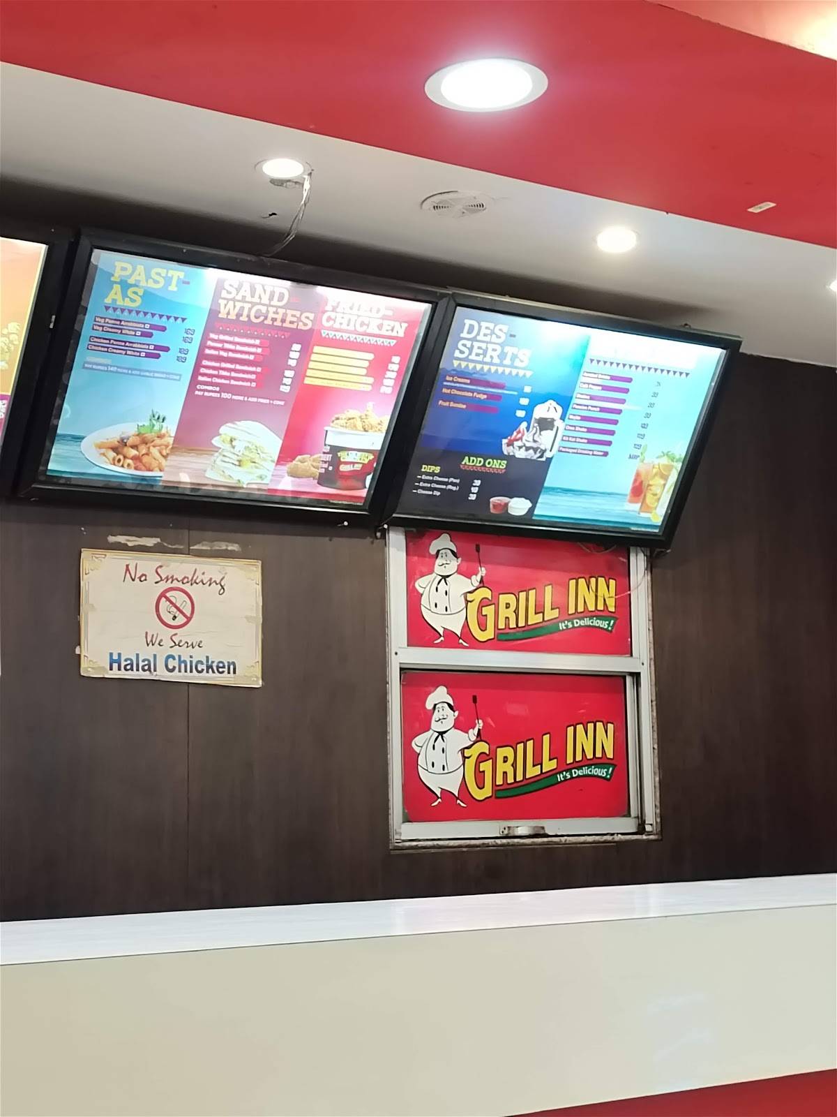Grill Inn menu