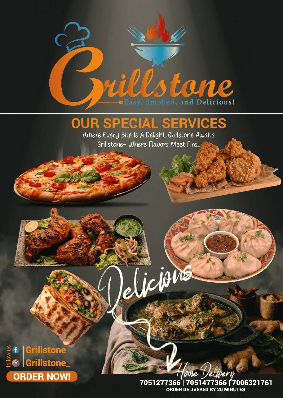 Grillstone Restaurant menu