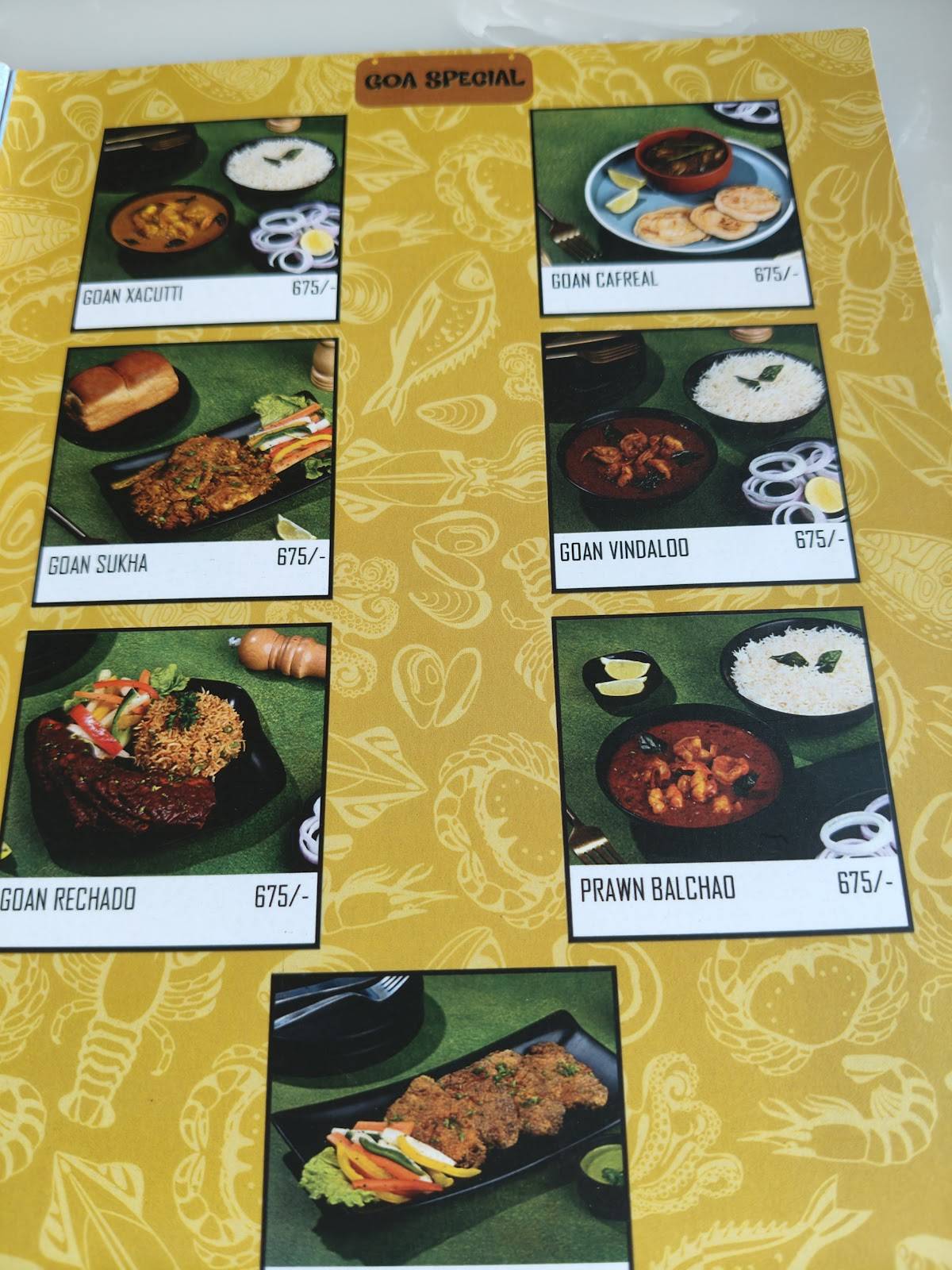 Grubsoul Seafoods menu