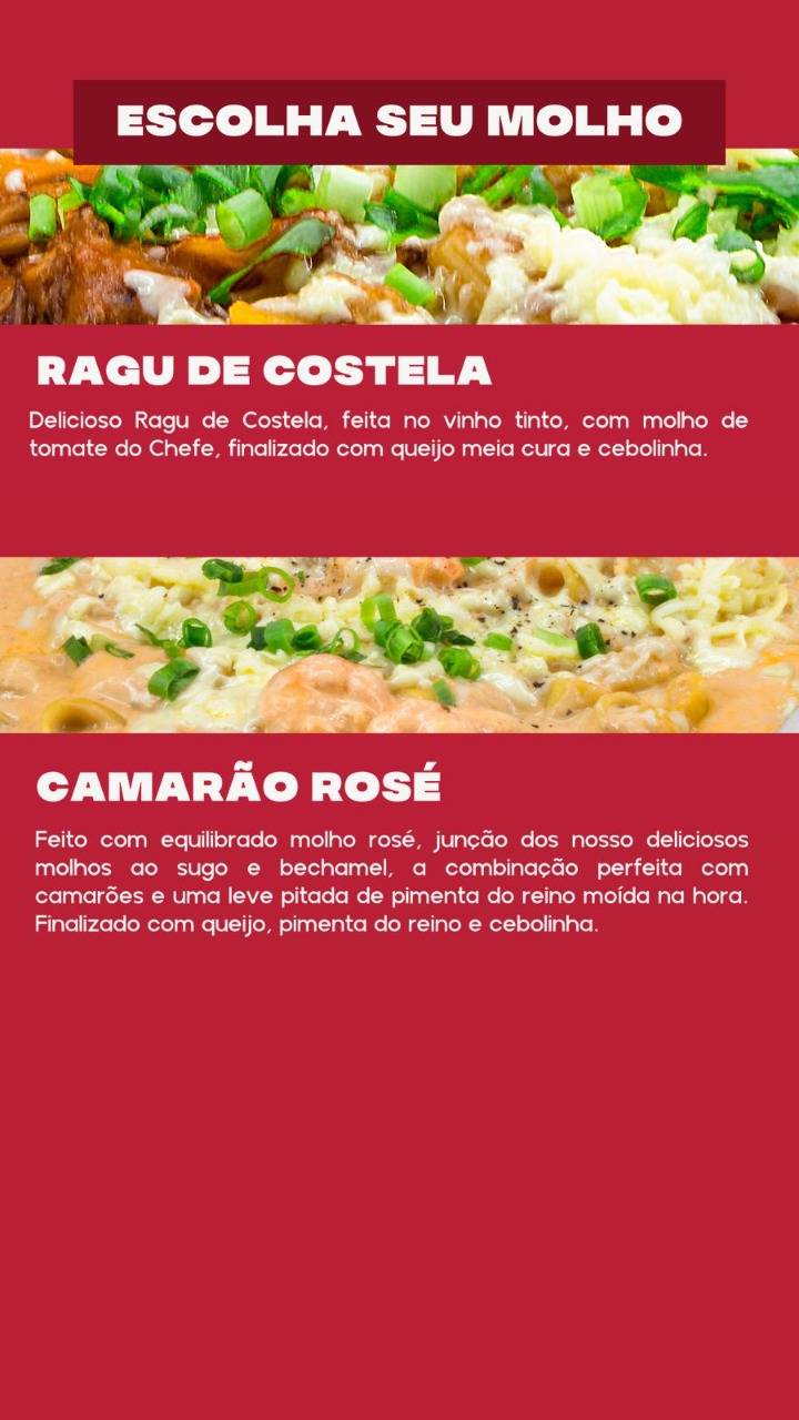 Ital'in House Guarujá cardápio