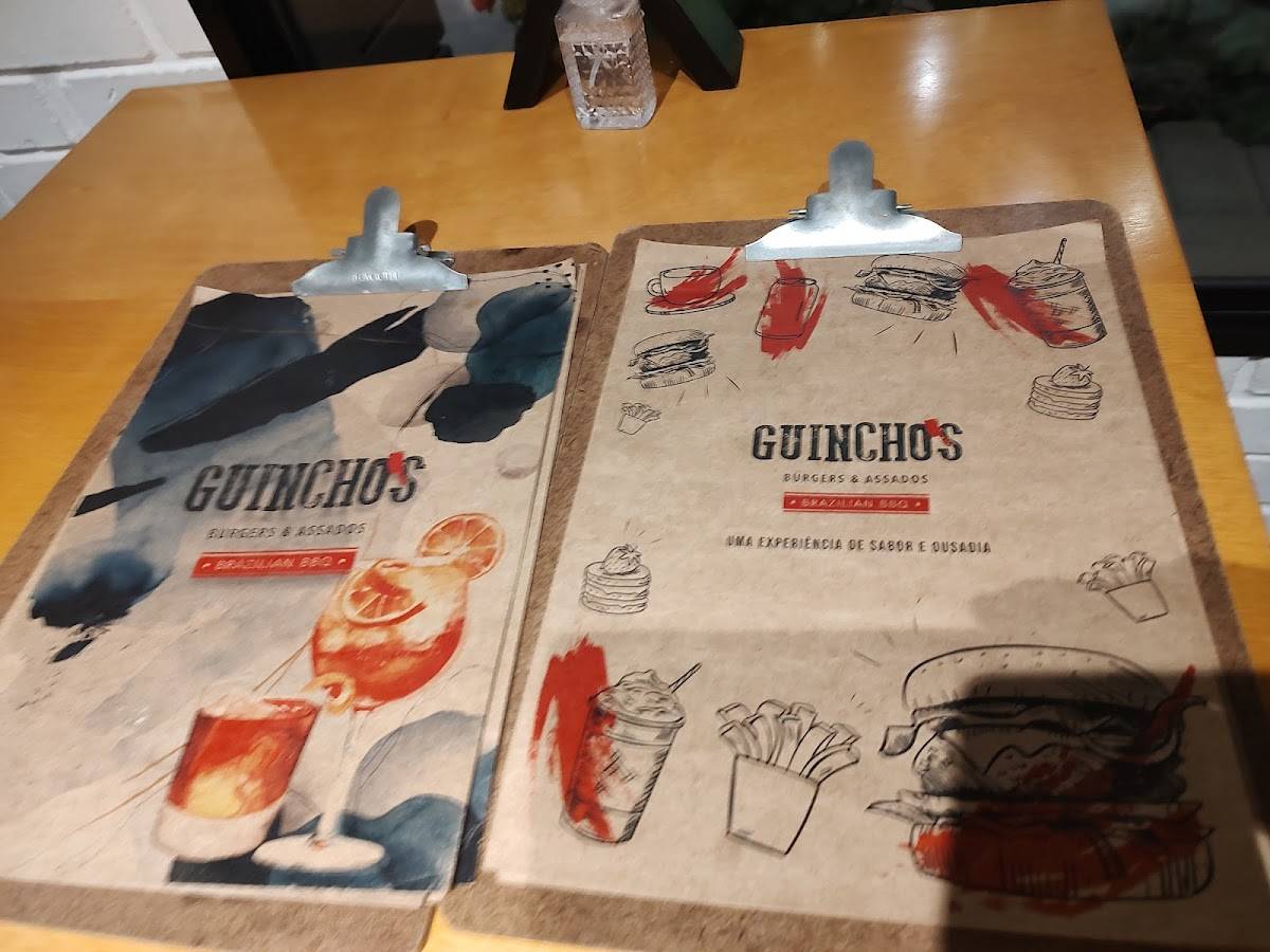 Guinchos Burger e Assados Brazilian BBQ cardápio
