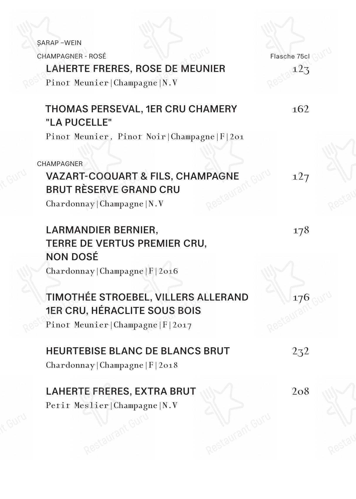 Menu di Gül Restoran - 菜单