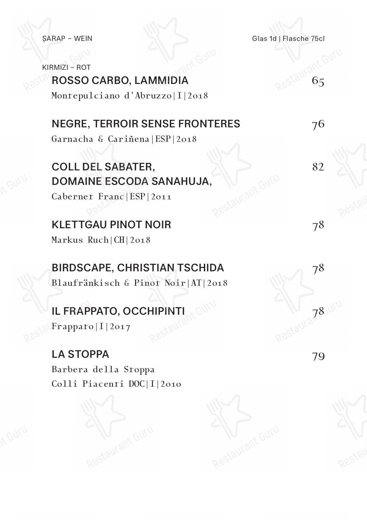 Menu per Gül Restoran ristorante