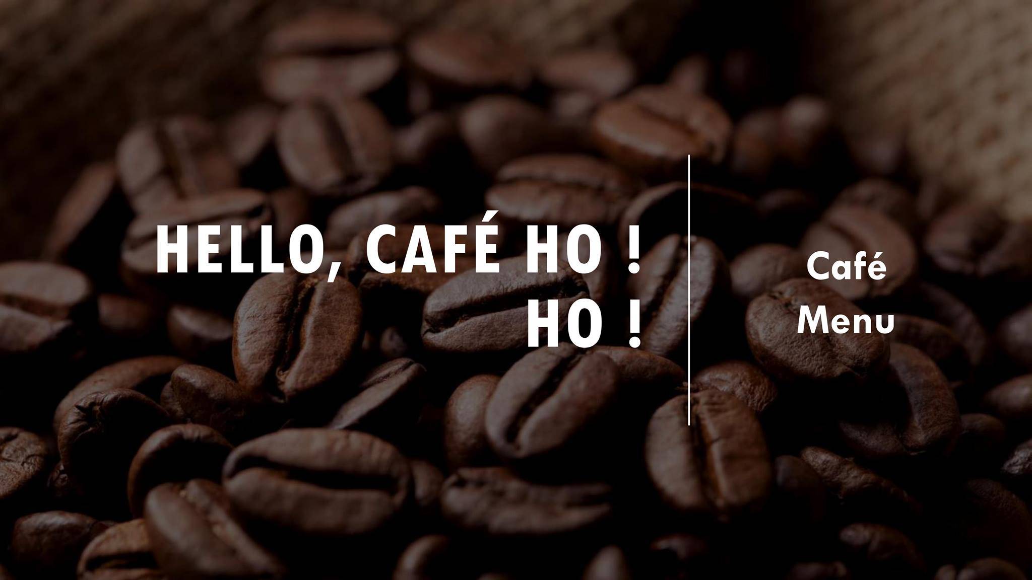 HELLO, CAFE ho! menu